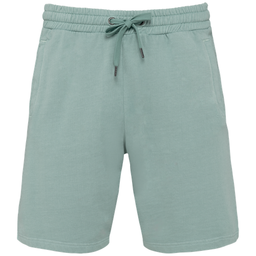 Native Spirit Men's French Terry shorts in green, style NS716