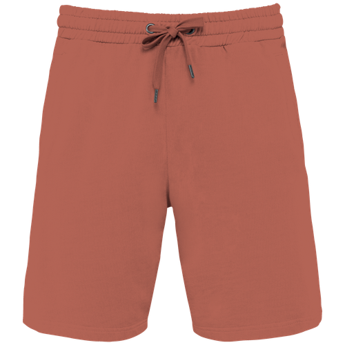 Native Spirit Men's French Terry shorts in pink, style NS716