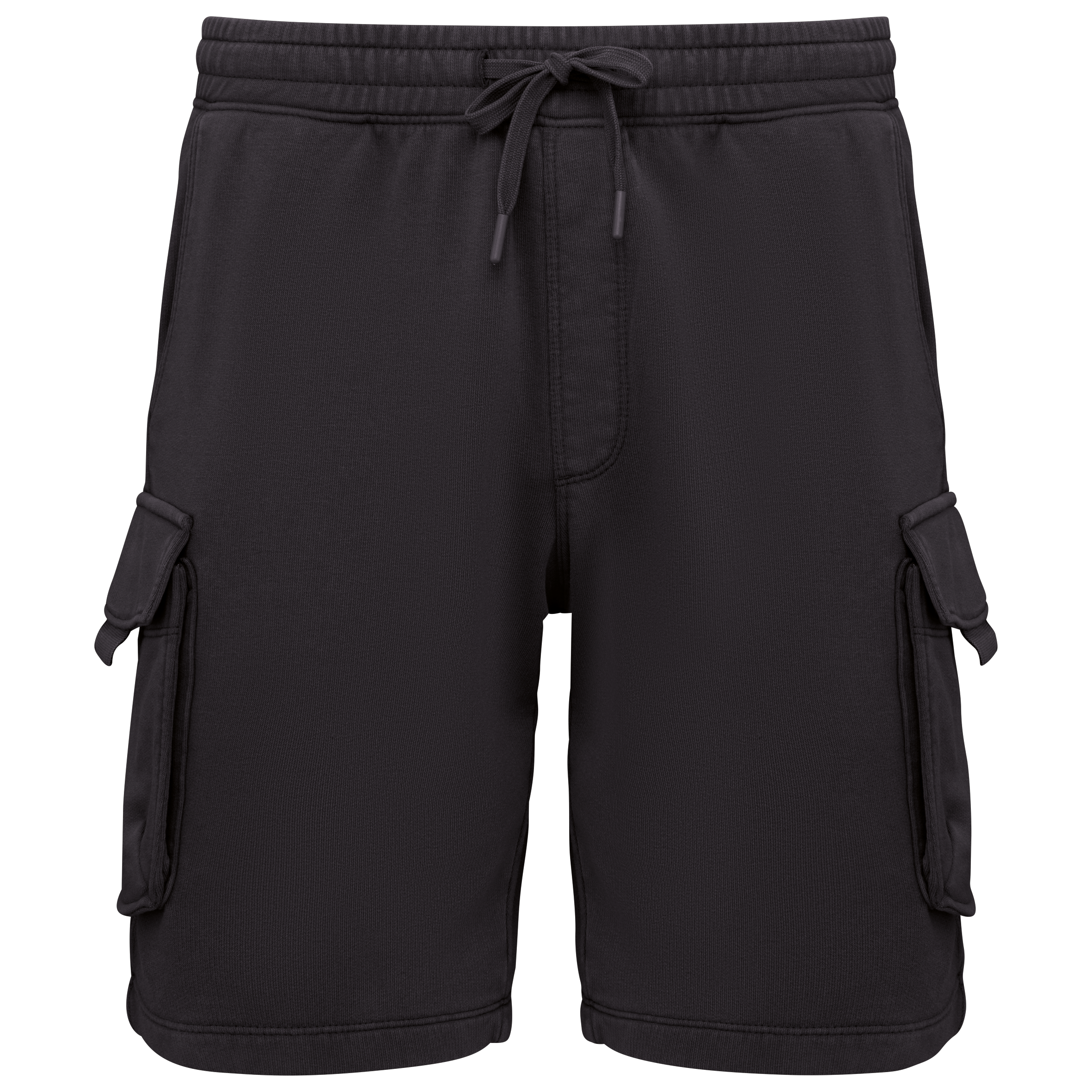 Native Spirit Men's French Terry washed effect cargo shorts, style NS717