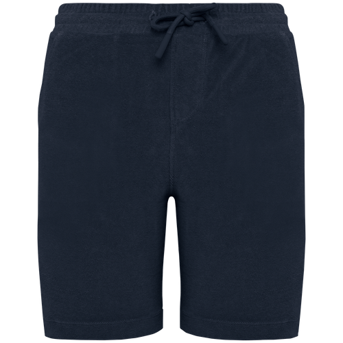 Native Spirit Boys' Terry Towel shorts in navy, style NS718