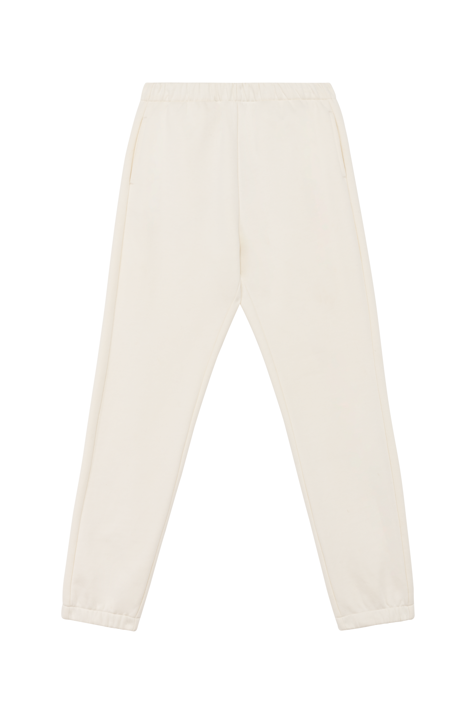 Calças de jogging eco-responsáveis de senhora — Branco Frente