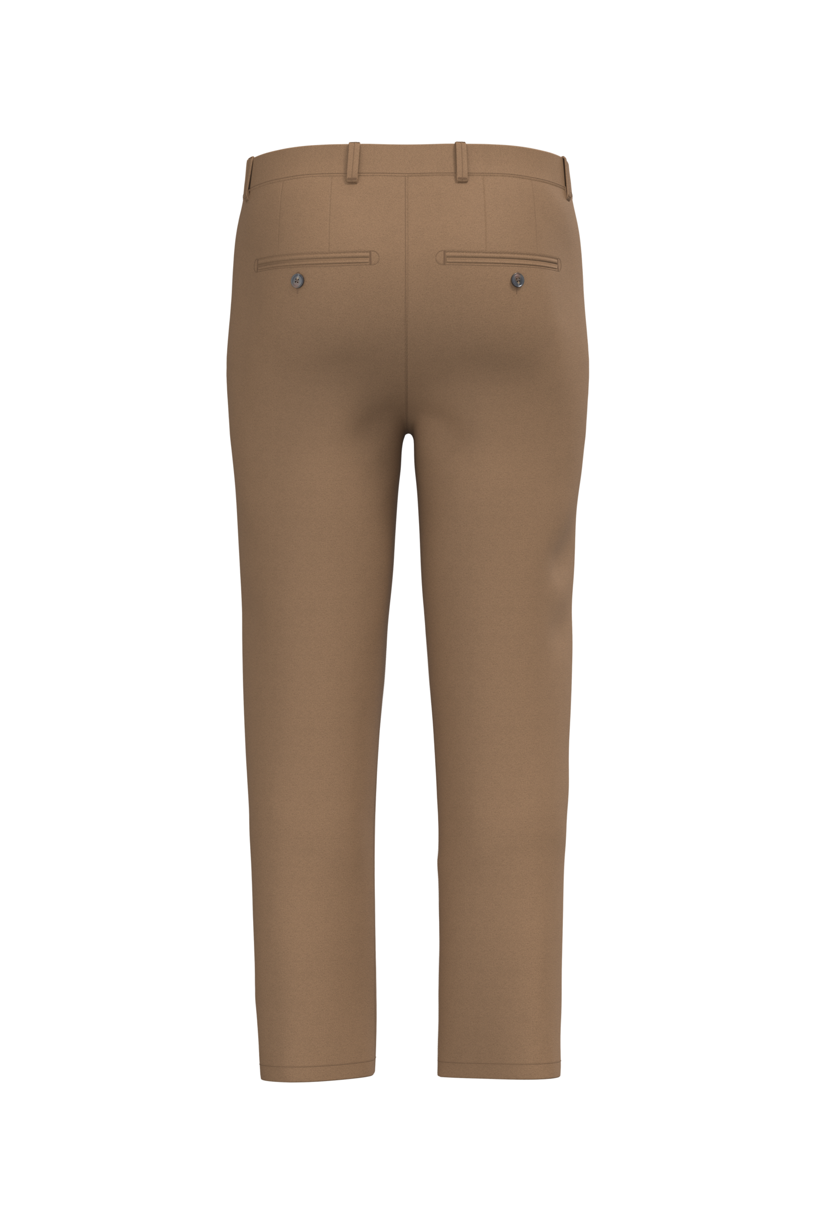Calças chino eco-responsáveis de homem - Dark camel
