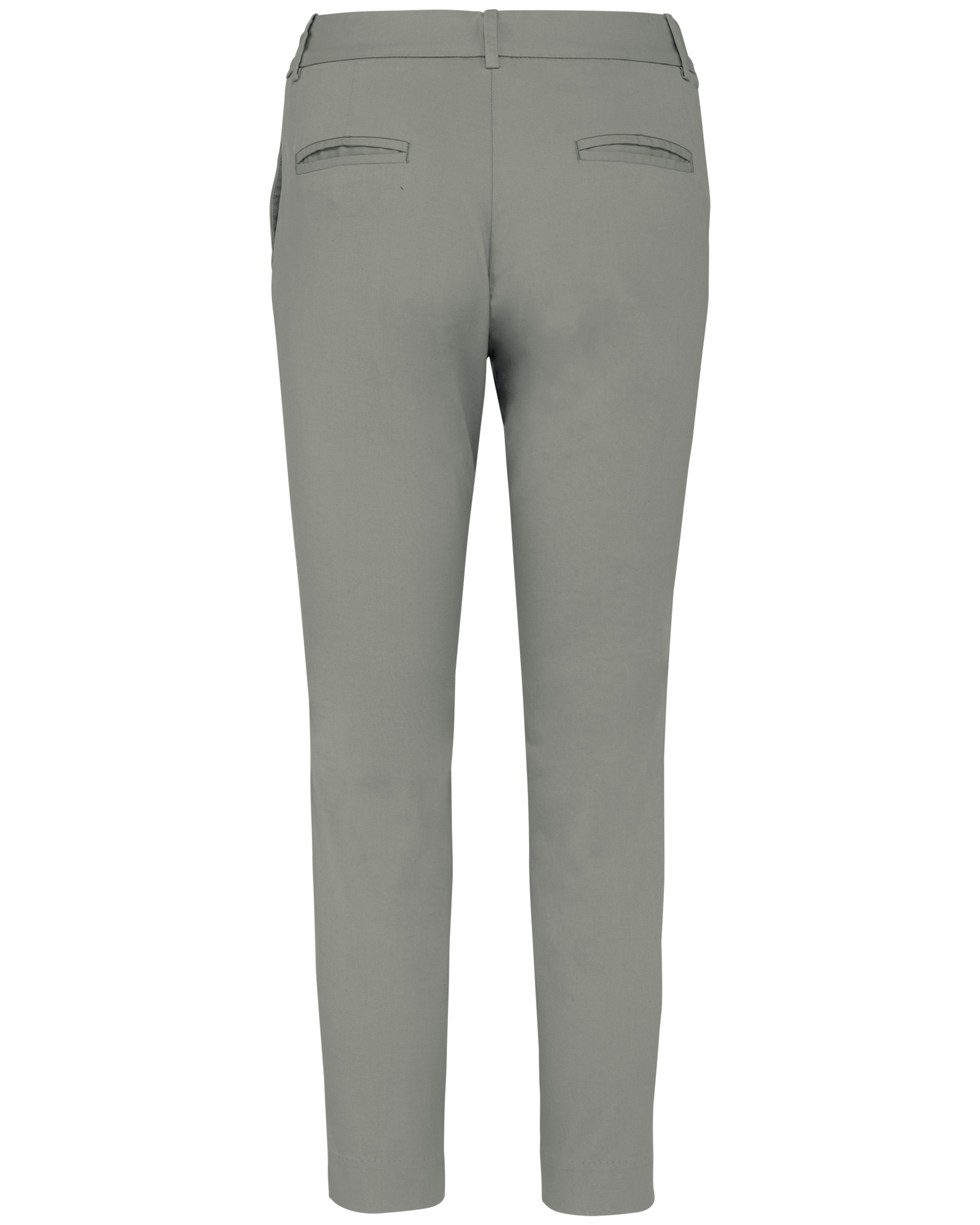 Calças chino 7/8 eco-responsáveis de senhora - Almond Green