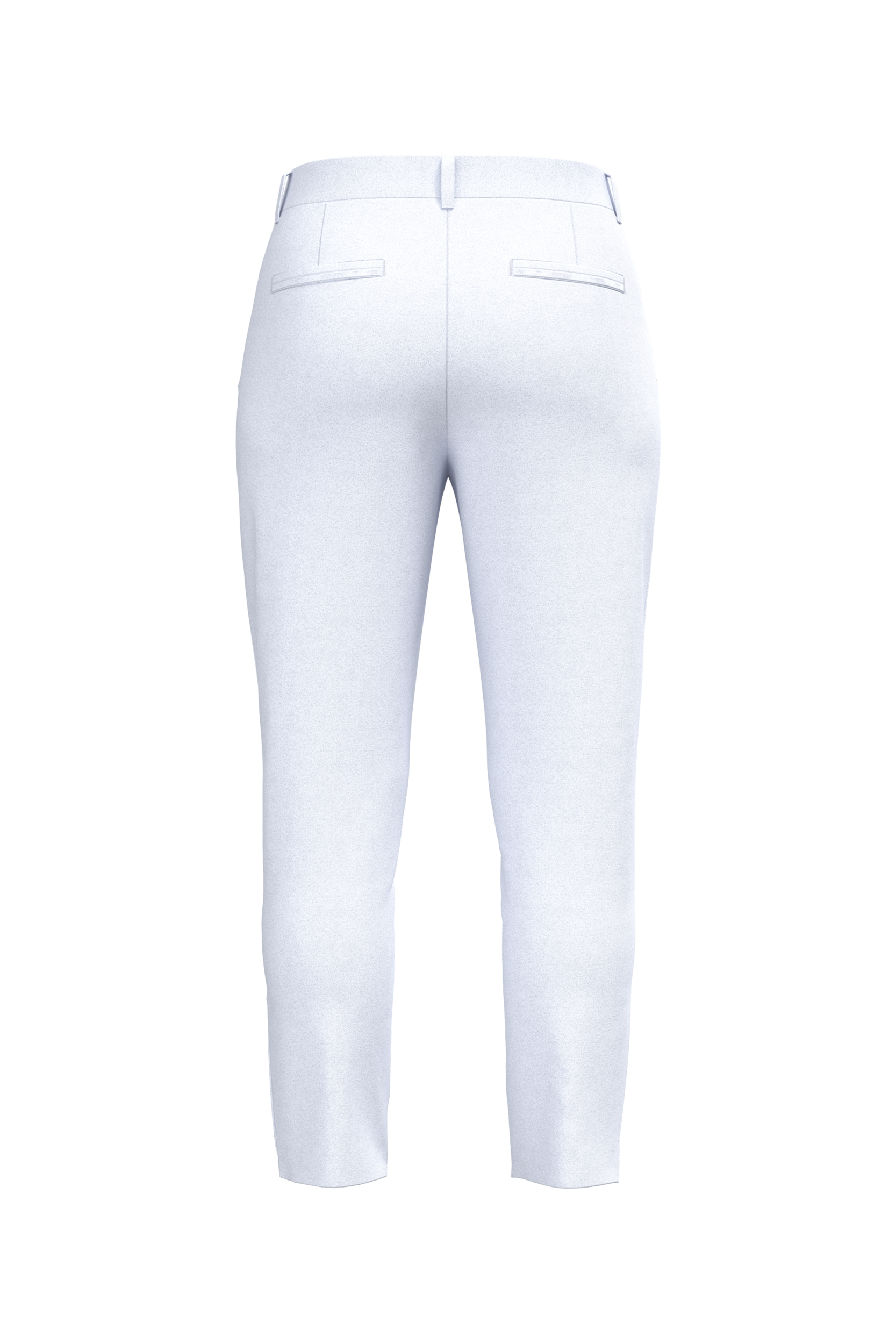 Calças chino 7/8 eco-responsáveis de senhora - White
