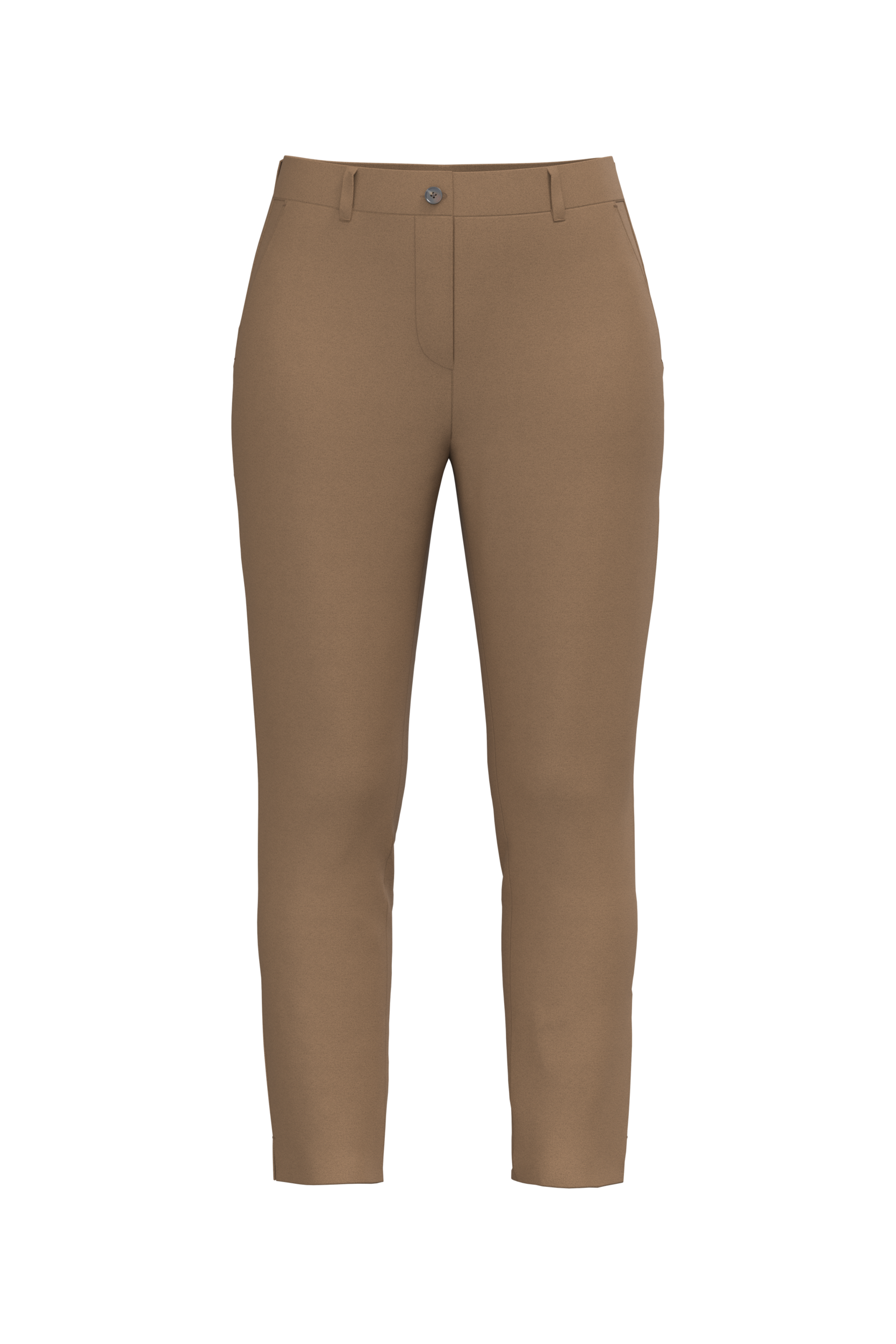 Native Spirit Women's 7/8 chinos in brown, style NS737