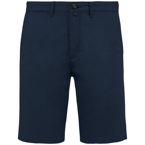 Native Spirit Men's chino bermuda shorts in navy, style NS738