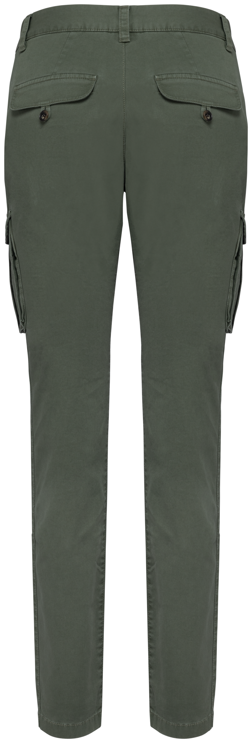 Calças cargo eco-responsáveis com aspecto lavado de senhora - Washed Organic Khaki