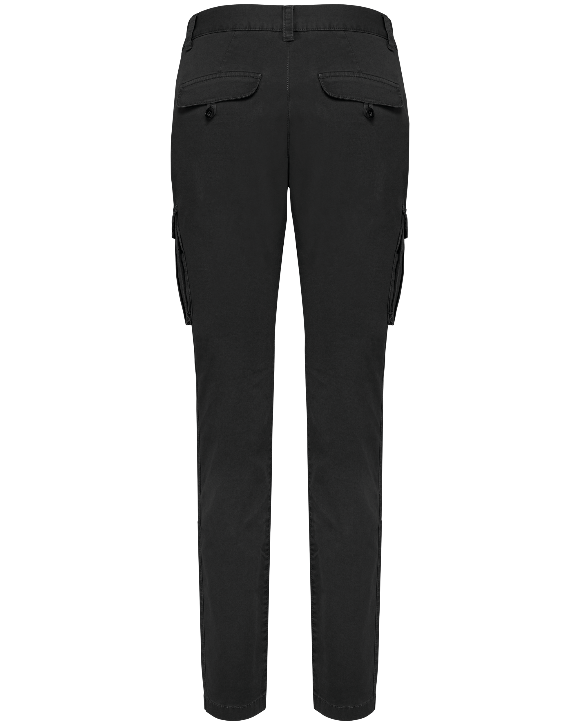 Calças cargo eco-responsáveis com aspecto lavado de senhora - Washed black