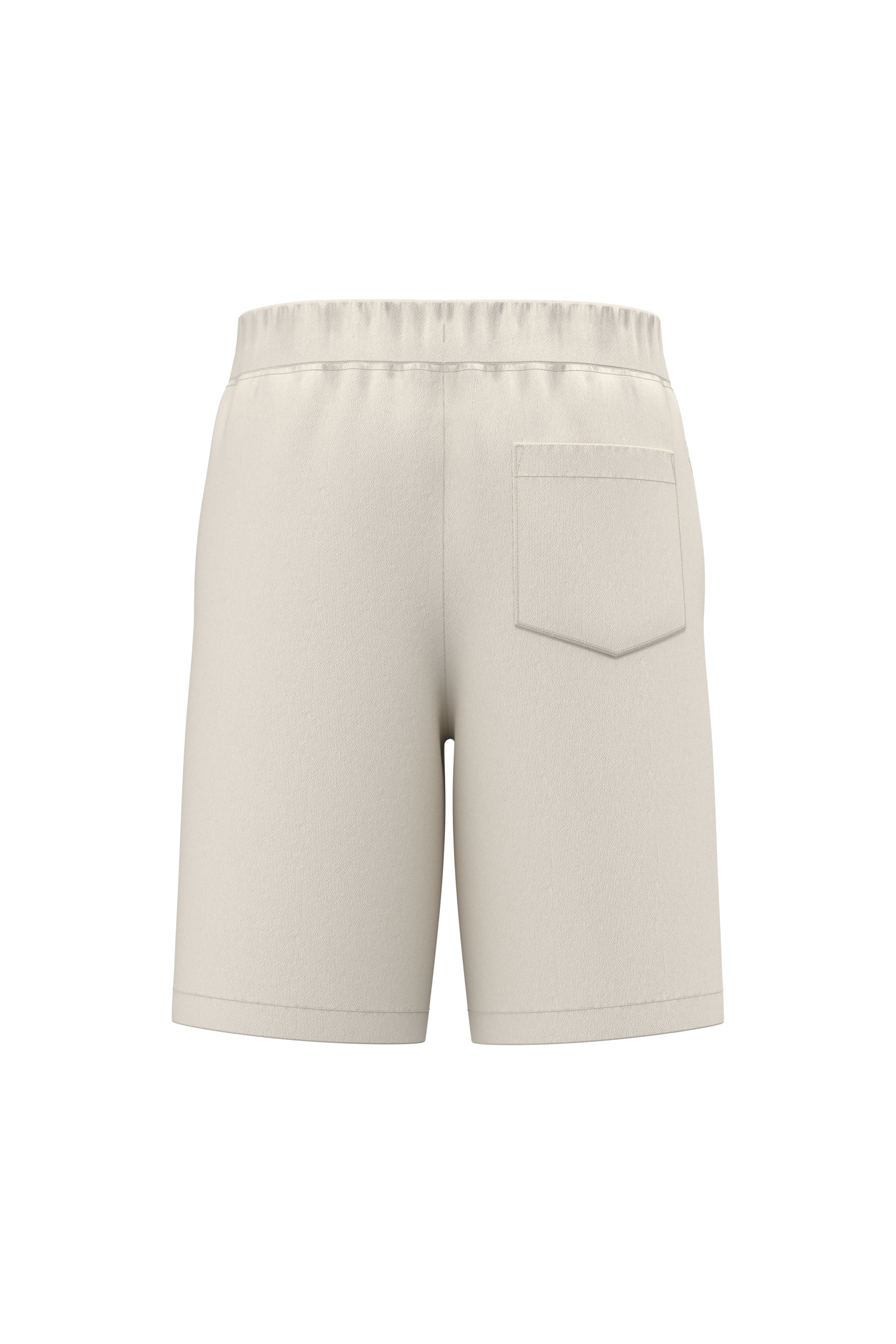 Bermuda écoresponsable ample homme — Ivory