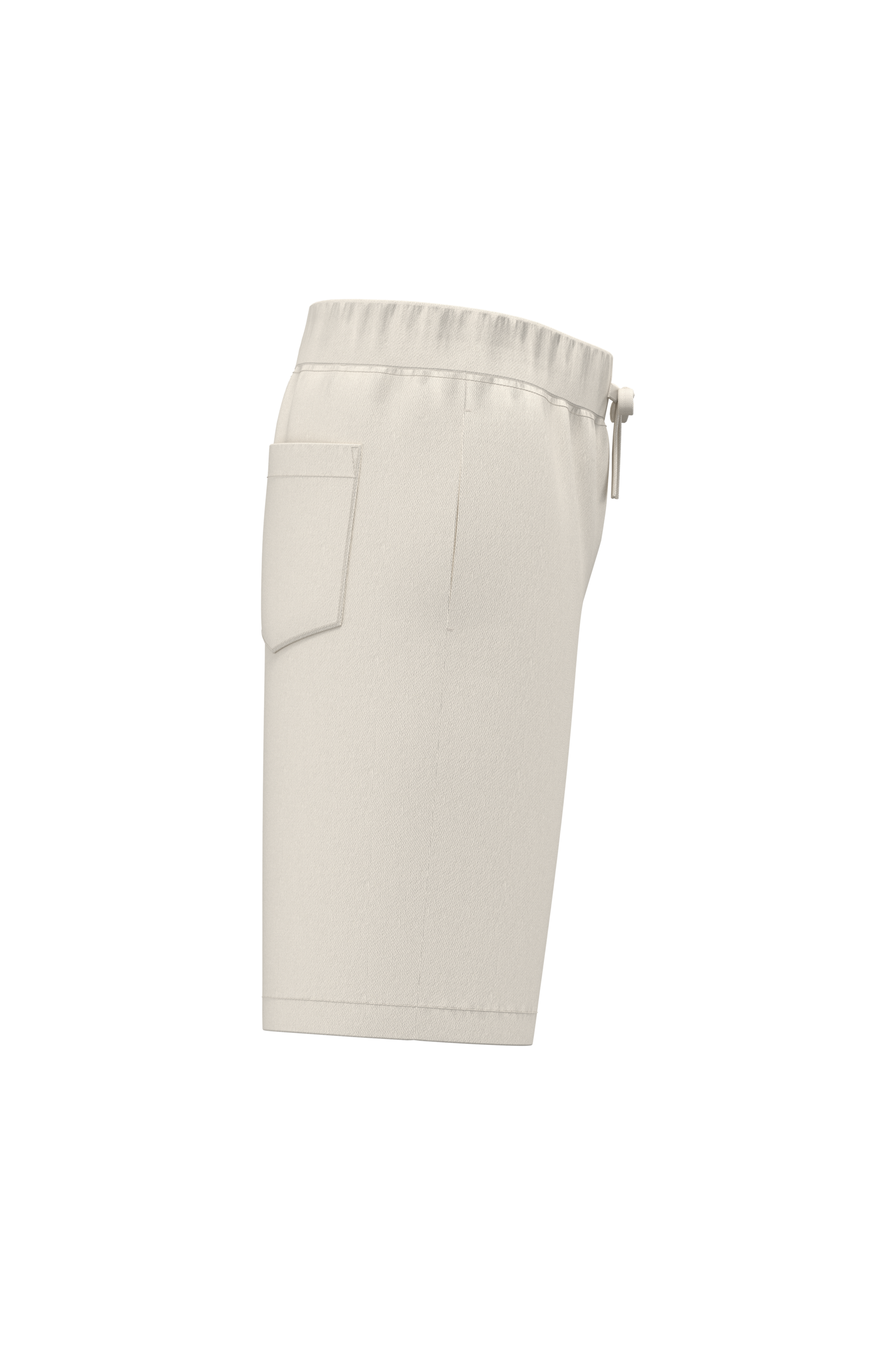Bermuda écoresponsable ample homme — Ivory