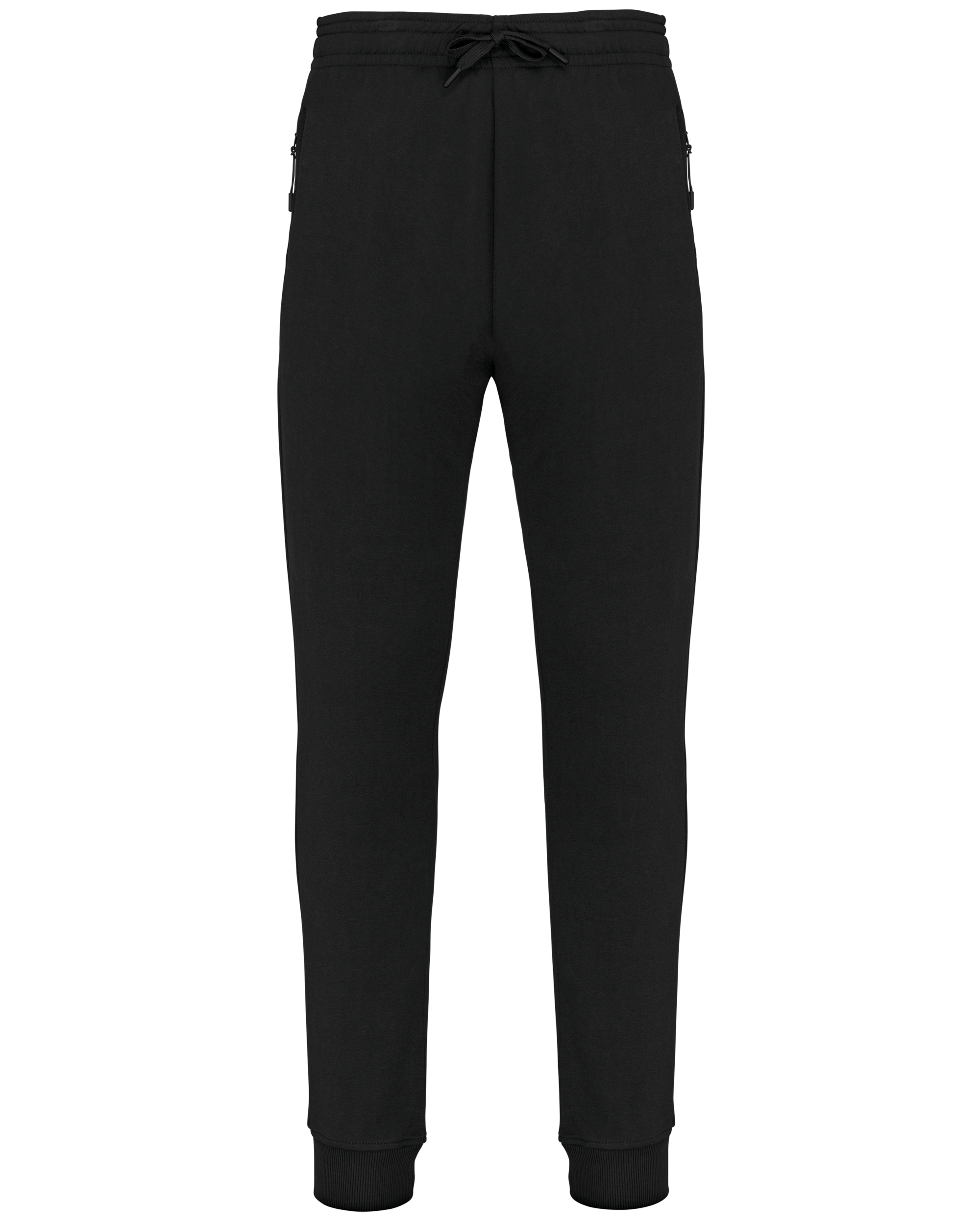 Calças multidesportos com bolsos de adulto — Preto Frente