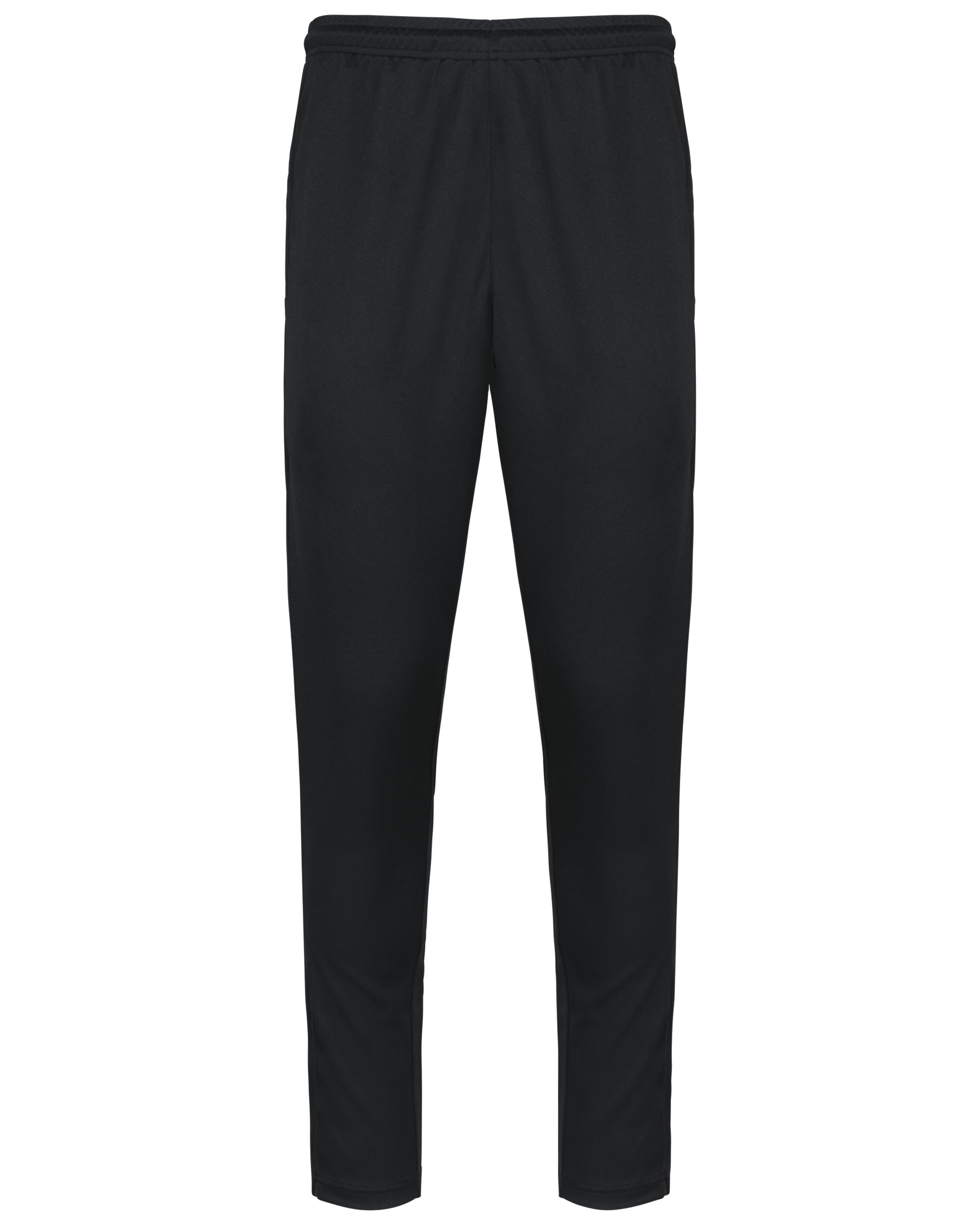 Calças de desporto unissexo — Preto Frente