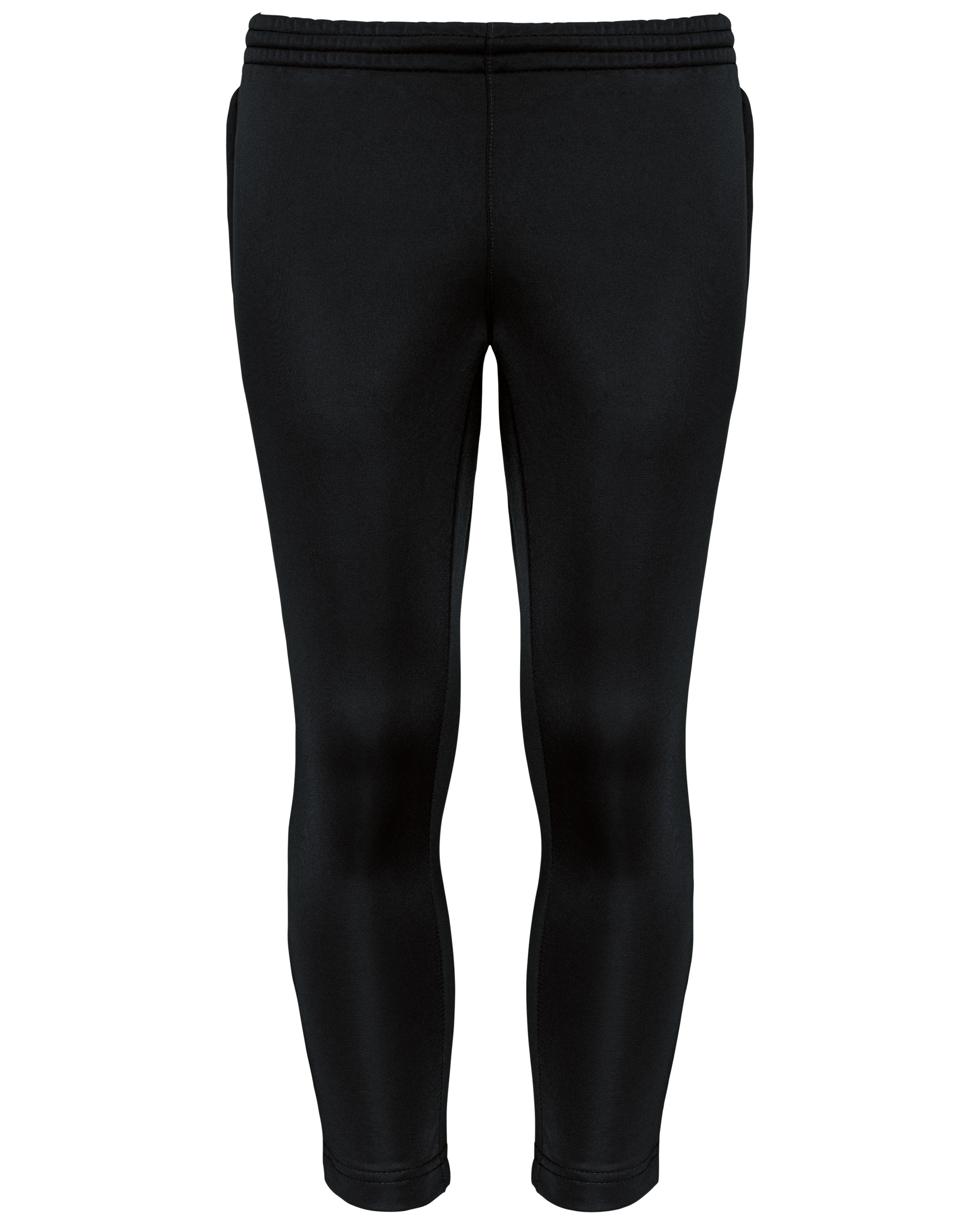 Calças de fato de treino de criança — Preto Frente