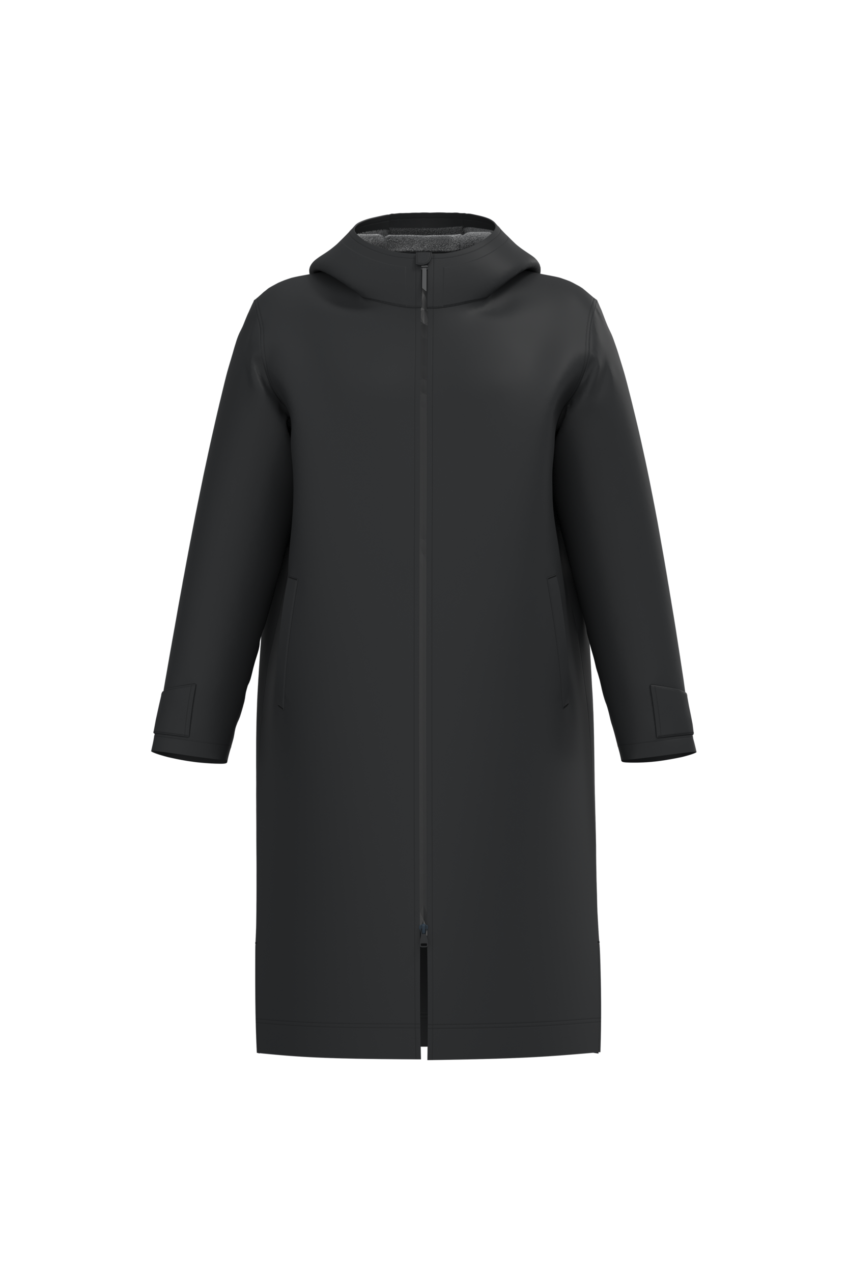 Parka longue doublée sherpa unisexe - Image 16