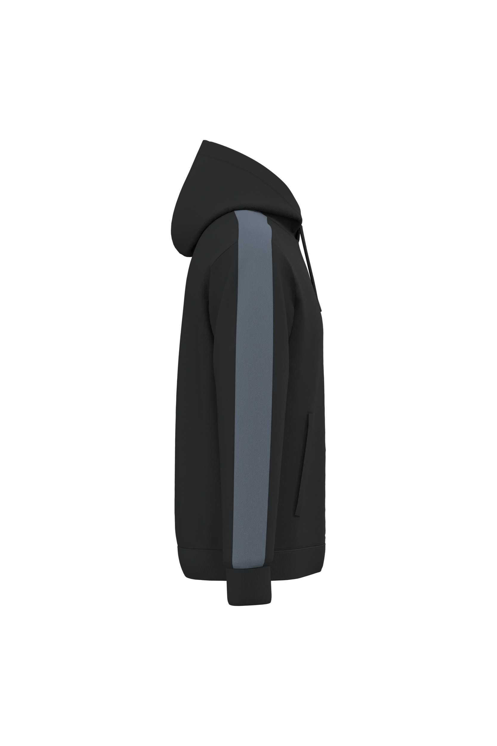 Sudadera de equipo bicolor con capucha unisex
