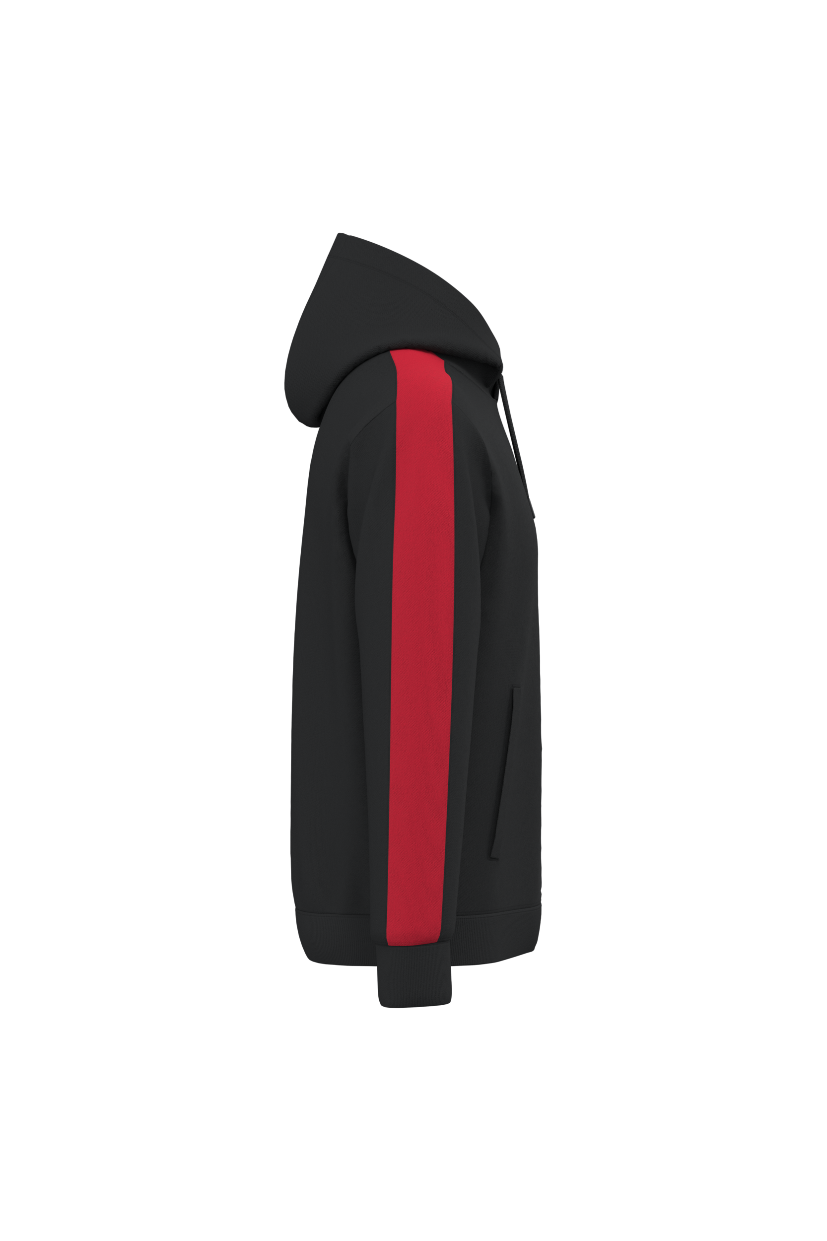 Sudadera de equipo bicolor con capucha unisex