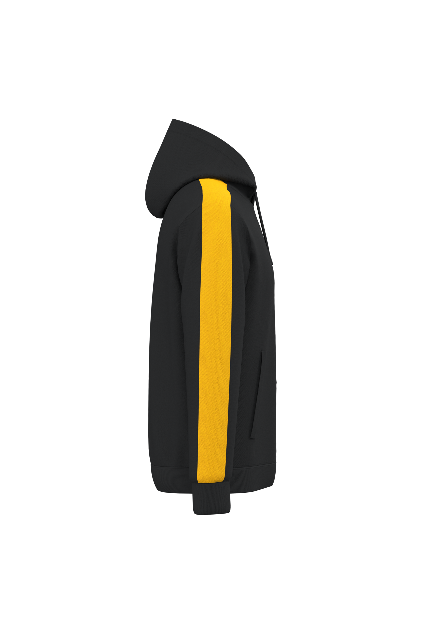 Sudadera de equipo bicolor con capucha unisex