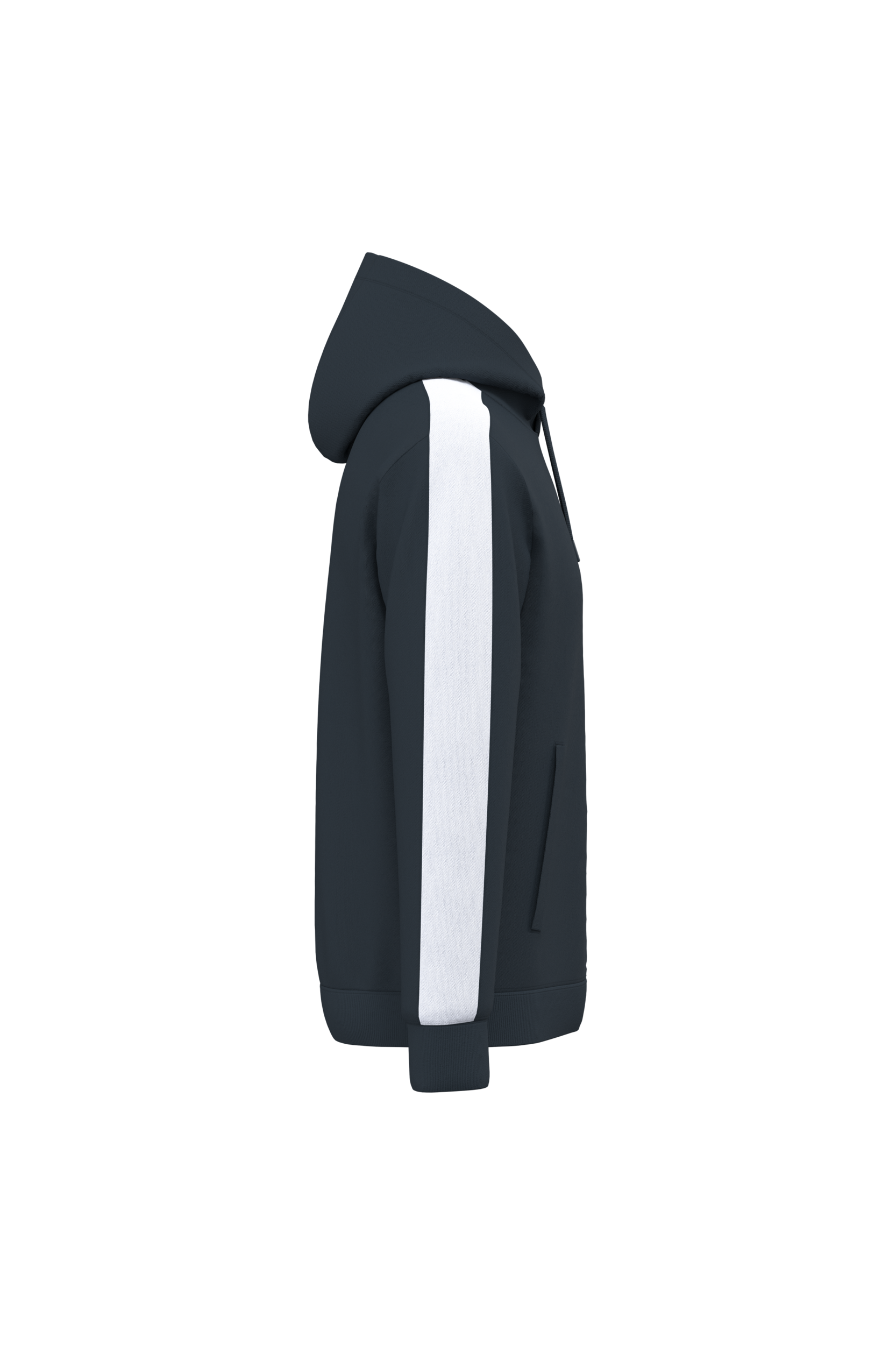 Sudadera de equipo bicolor con capucha unisex
