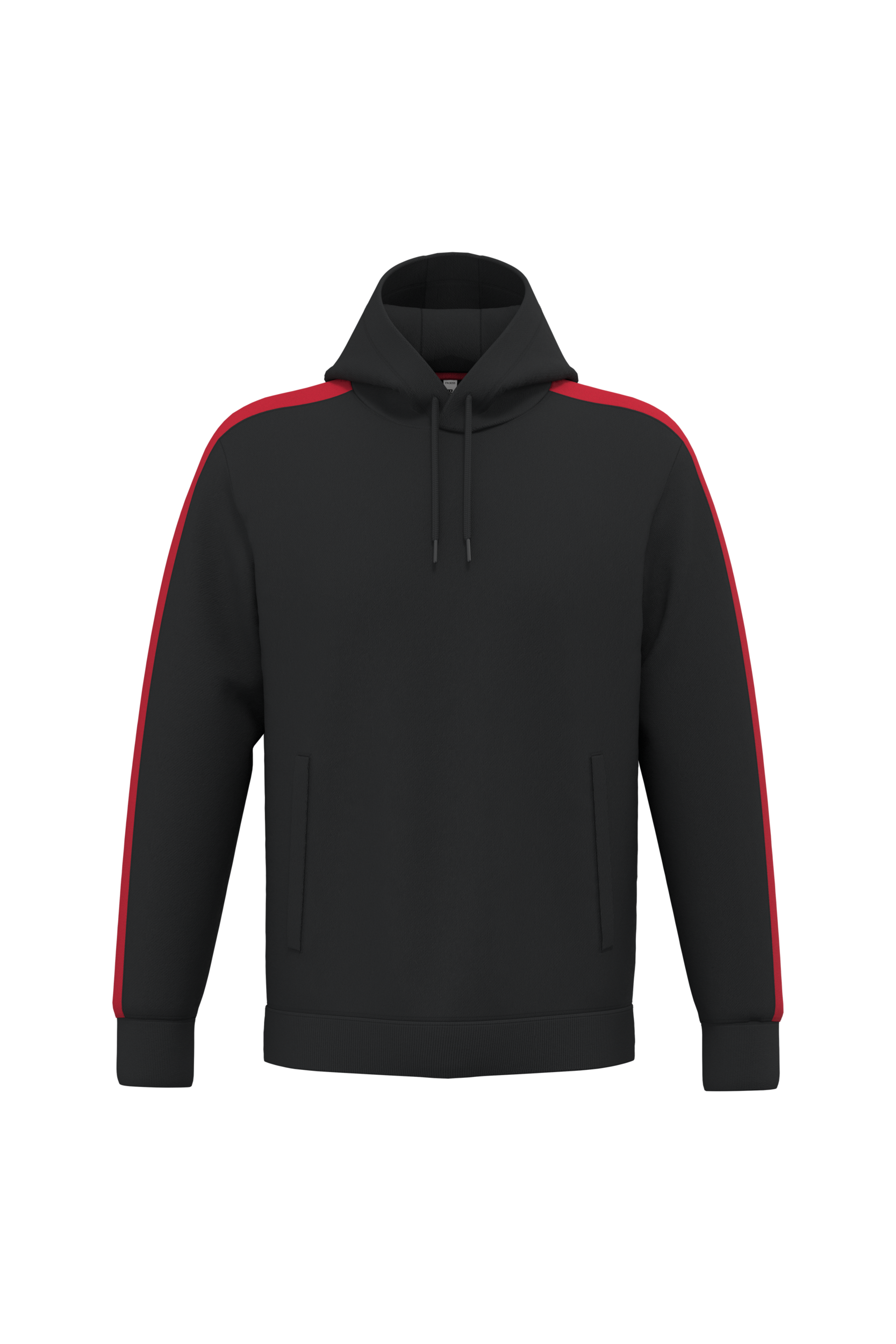 Sudadera de equipo bicolor con capucha unisex