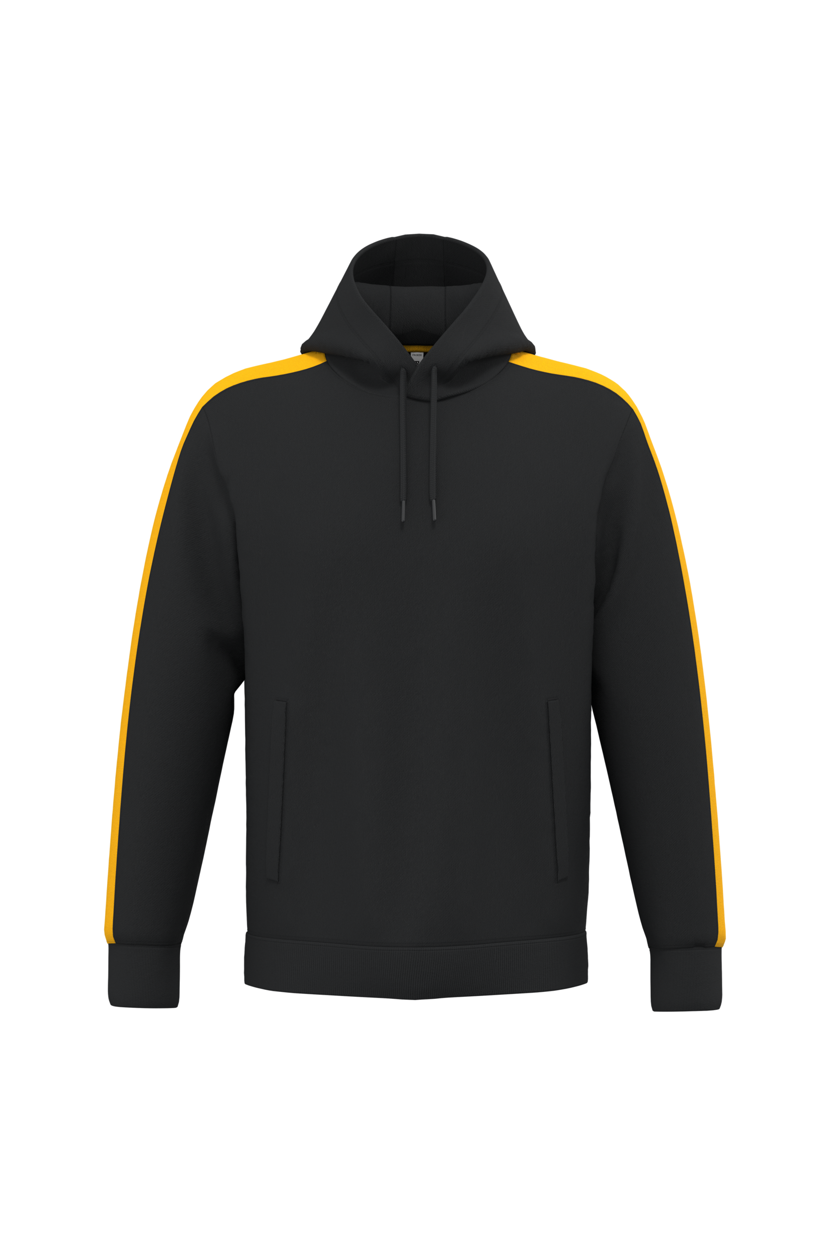 Sudadera de equipo bicolor con capucha unisex