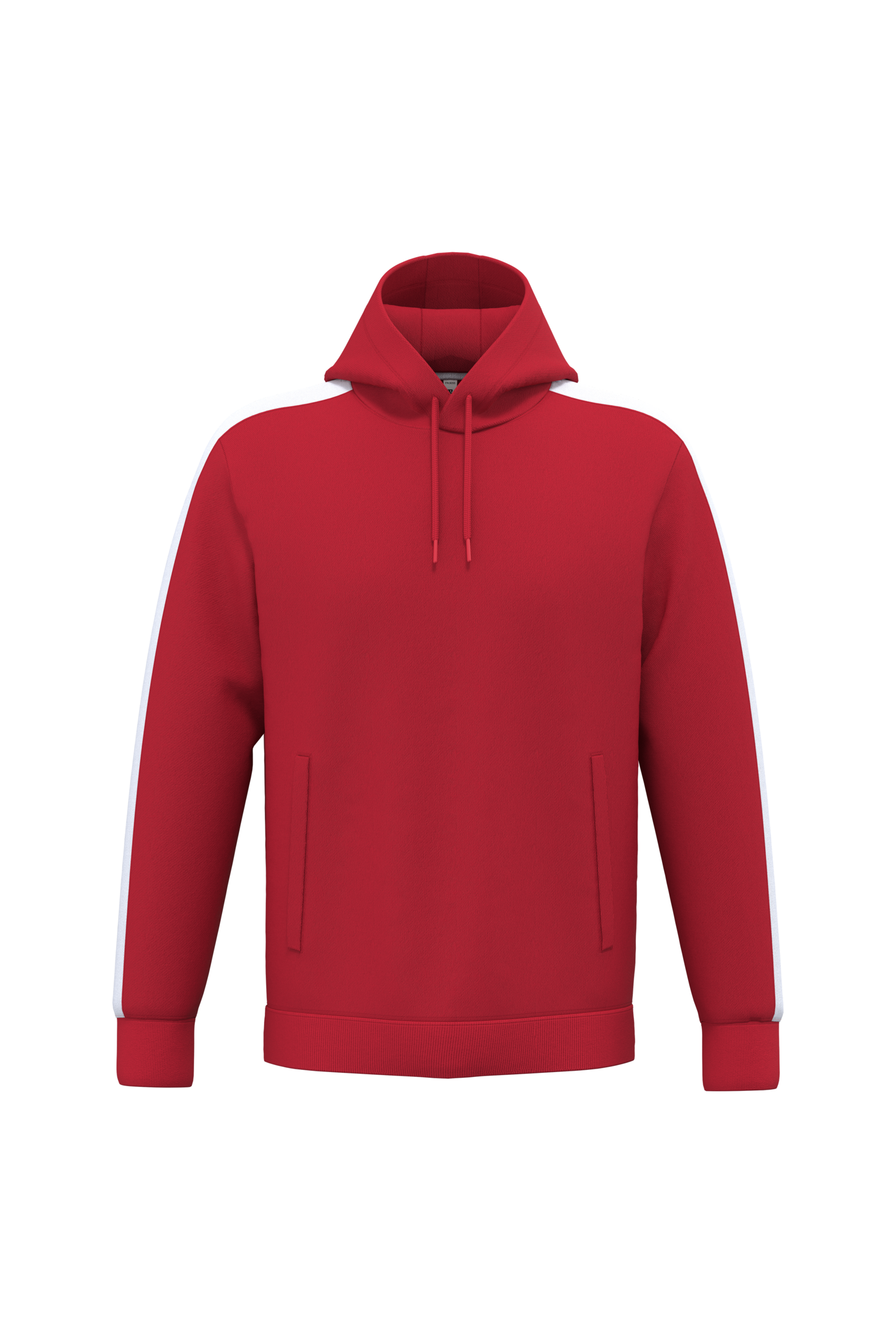 Sudadera de equipo bicolor con capucha unisex