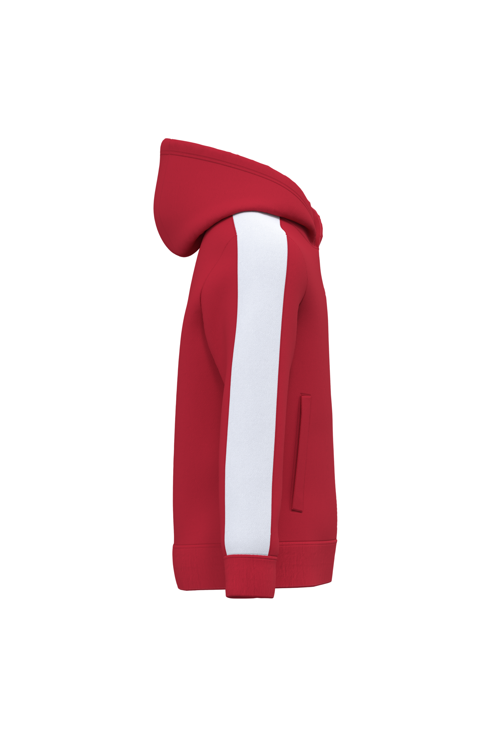 Sudadera de equipo bicolor con capucha infantil