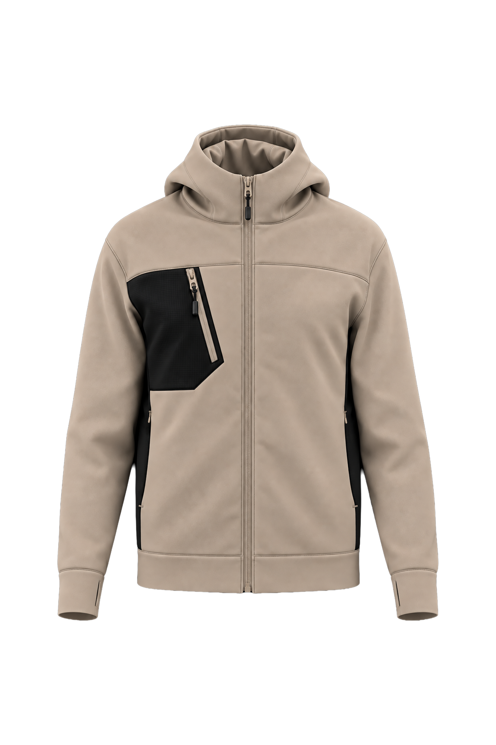 Veste outdoor zippée unisexe