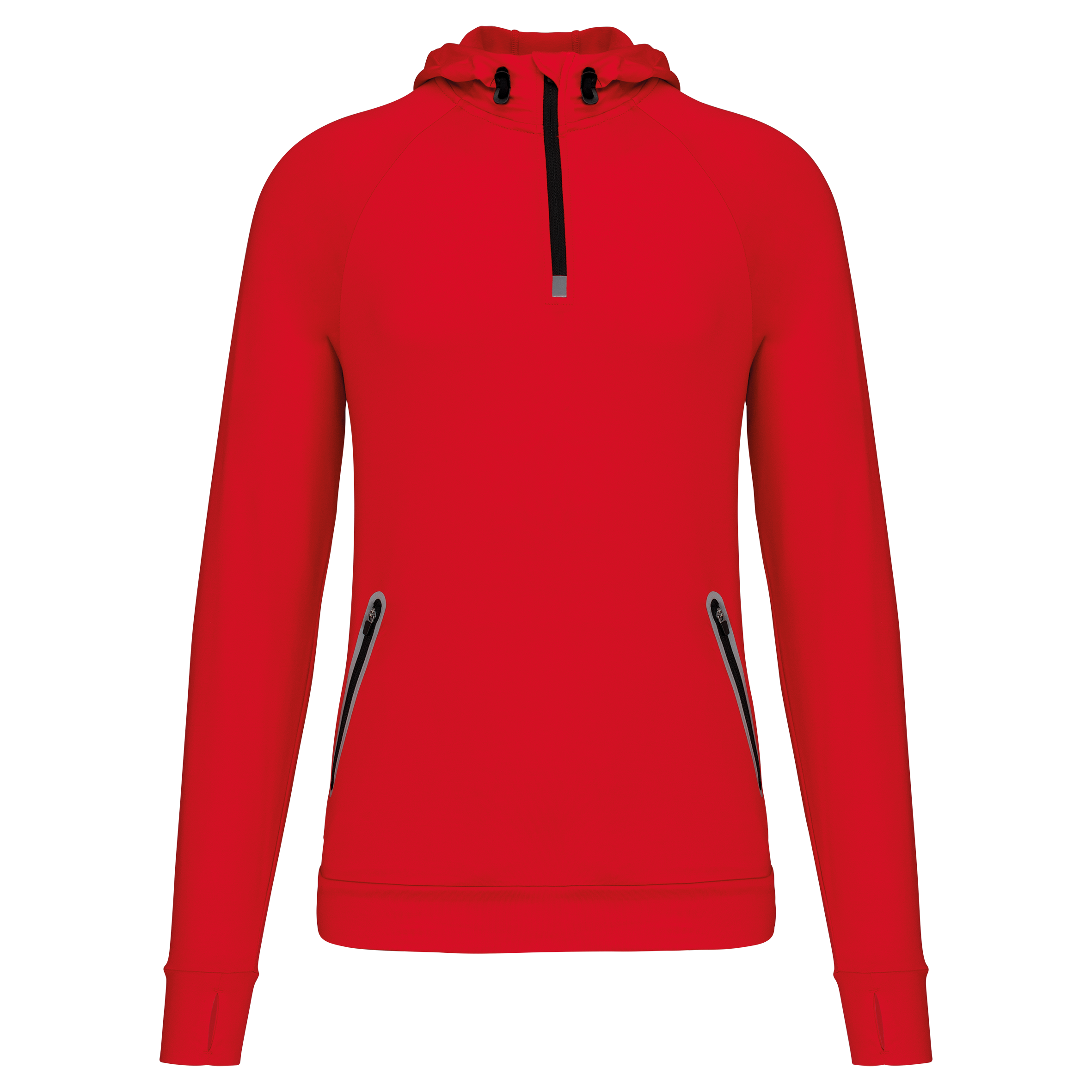 Sweat-shirt à capuche 1/4 zip sport unisexe - Image 26