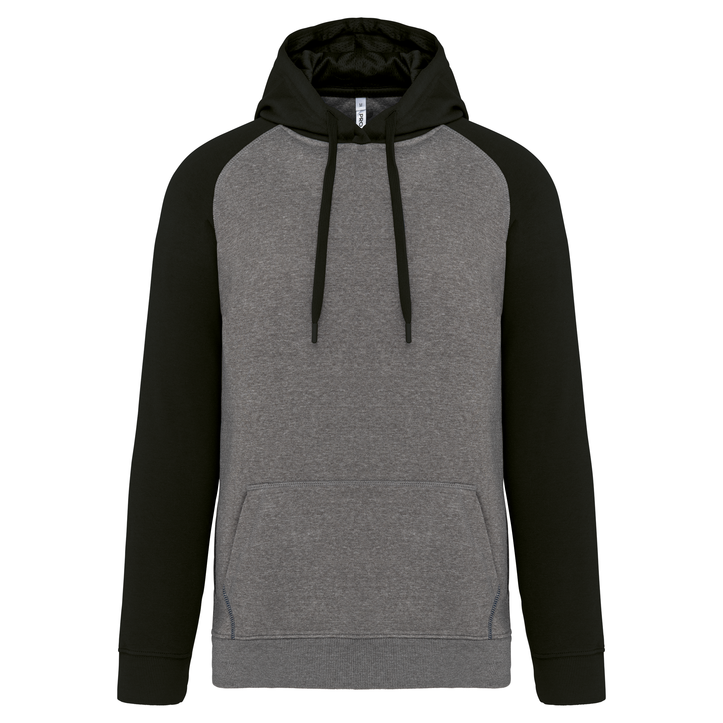 Sweat-shirt à capuche bicolore unisexe - Image 19