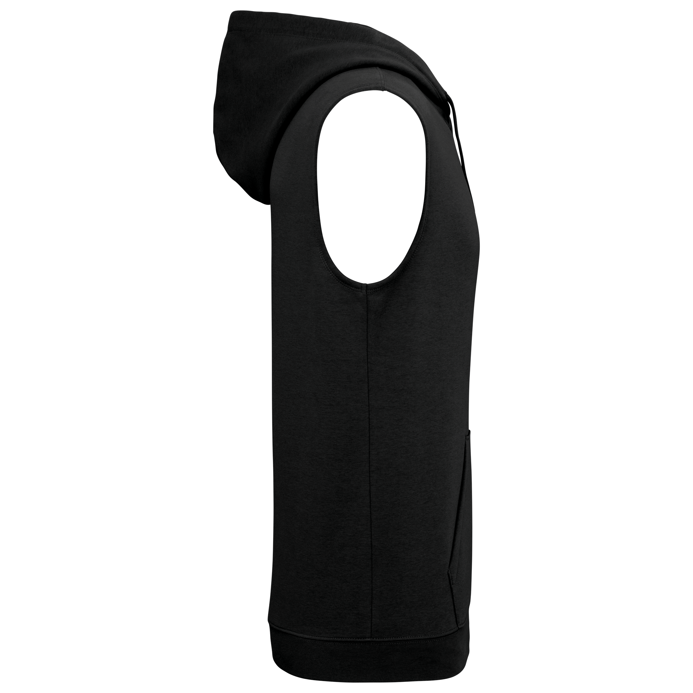 Sweat-shirt à capuche sans manches unisexe - Image 8