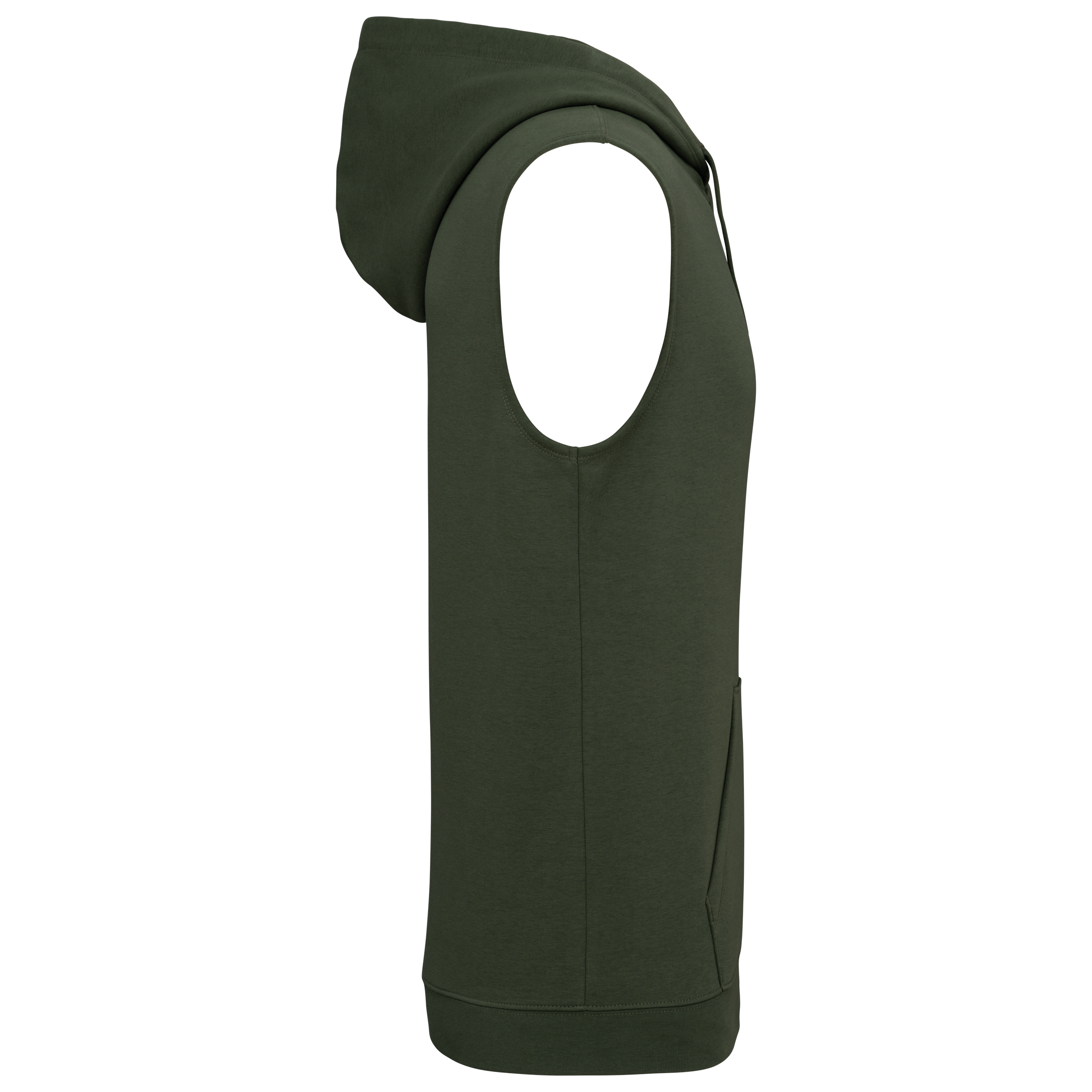 Sweat-shirt à capuche sans manches unisexe - Image 17