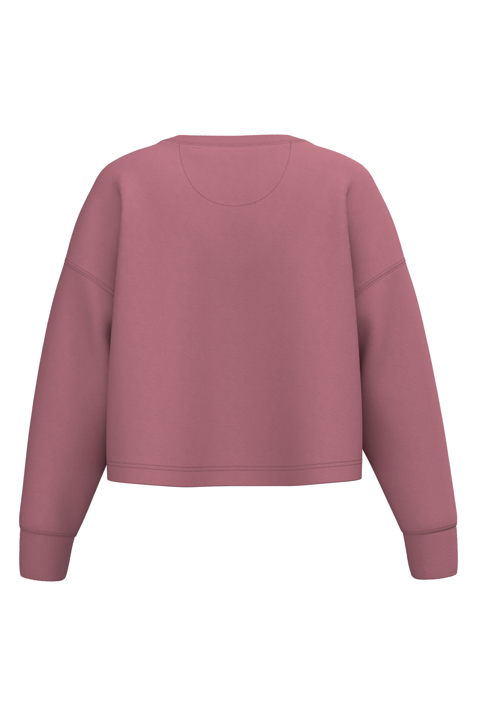 Sweat-shirt crop col rond femme - Image 10