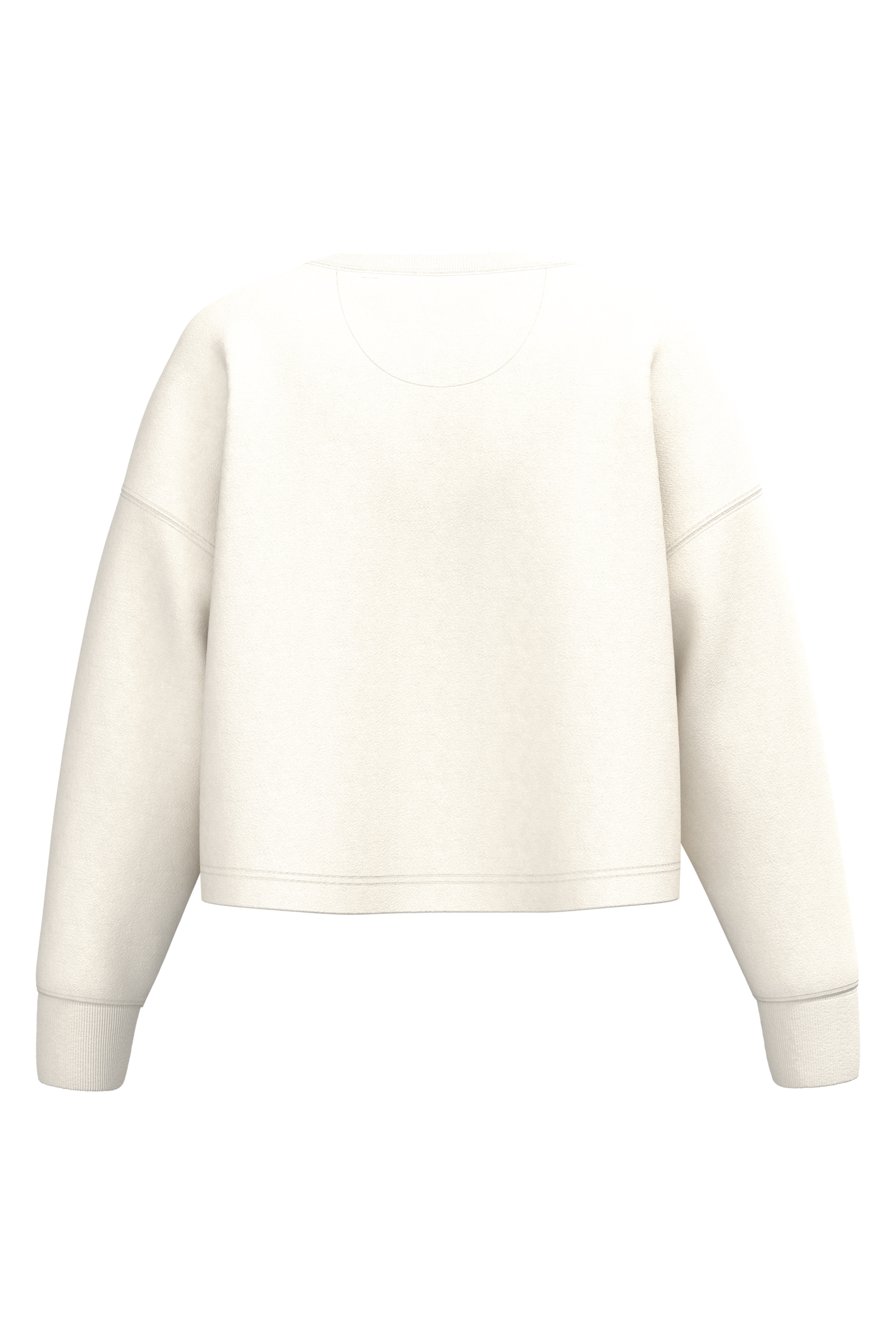 Sweat-shirt crop col rond femme - Image 16