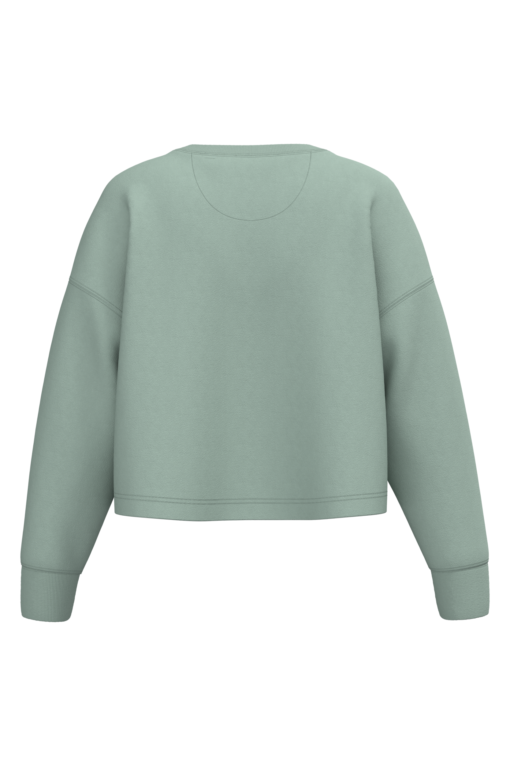 Sweat-shirt crop col rond femme - Image 19
