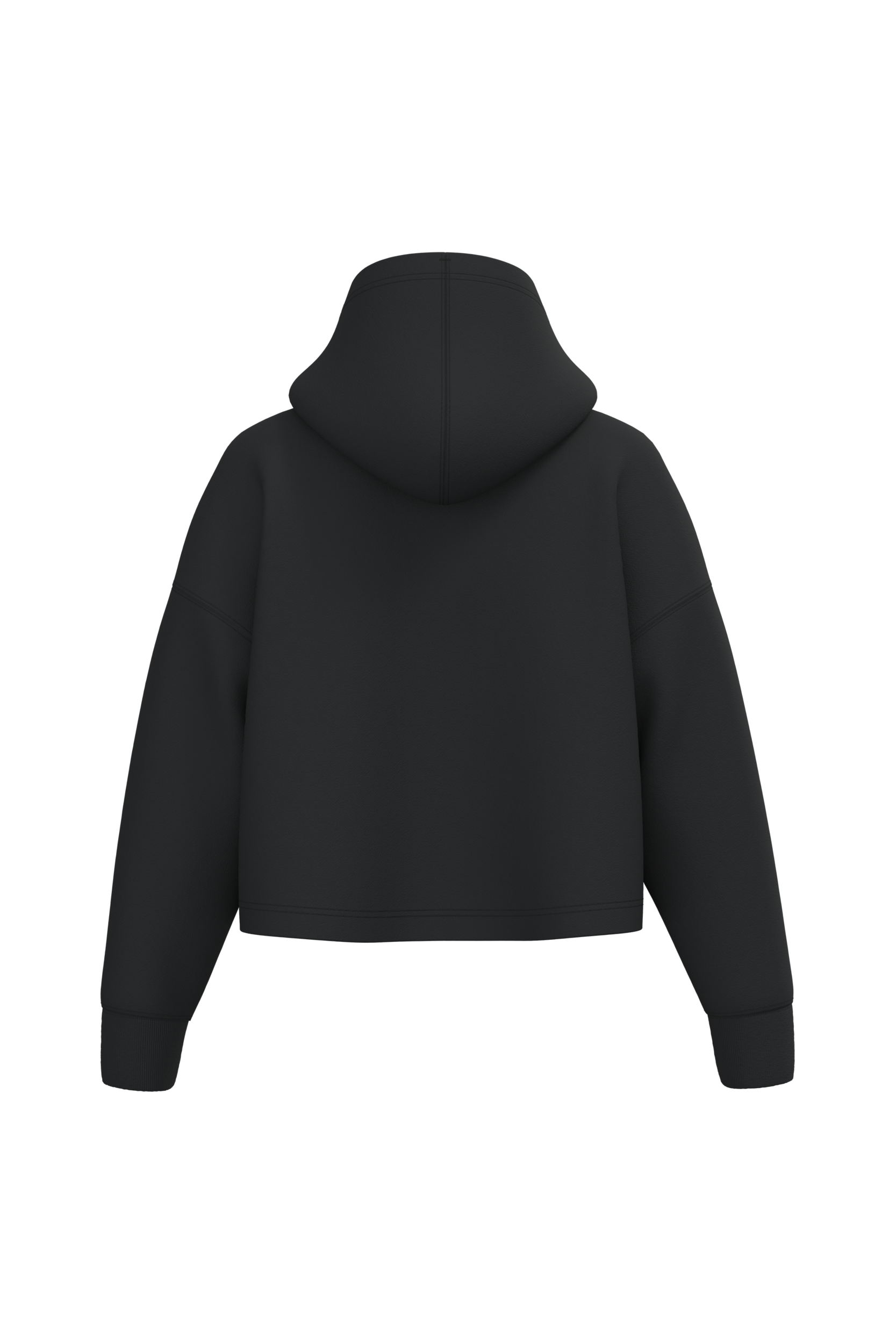 Sweat-shirt crop à capuche femme - Image 12