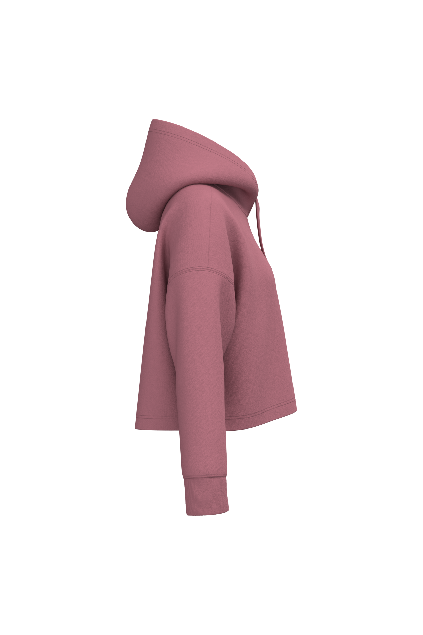 Sweat-shirt crop à capuche femme - Image 11