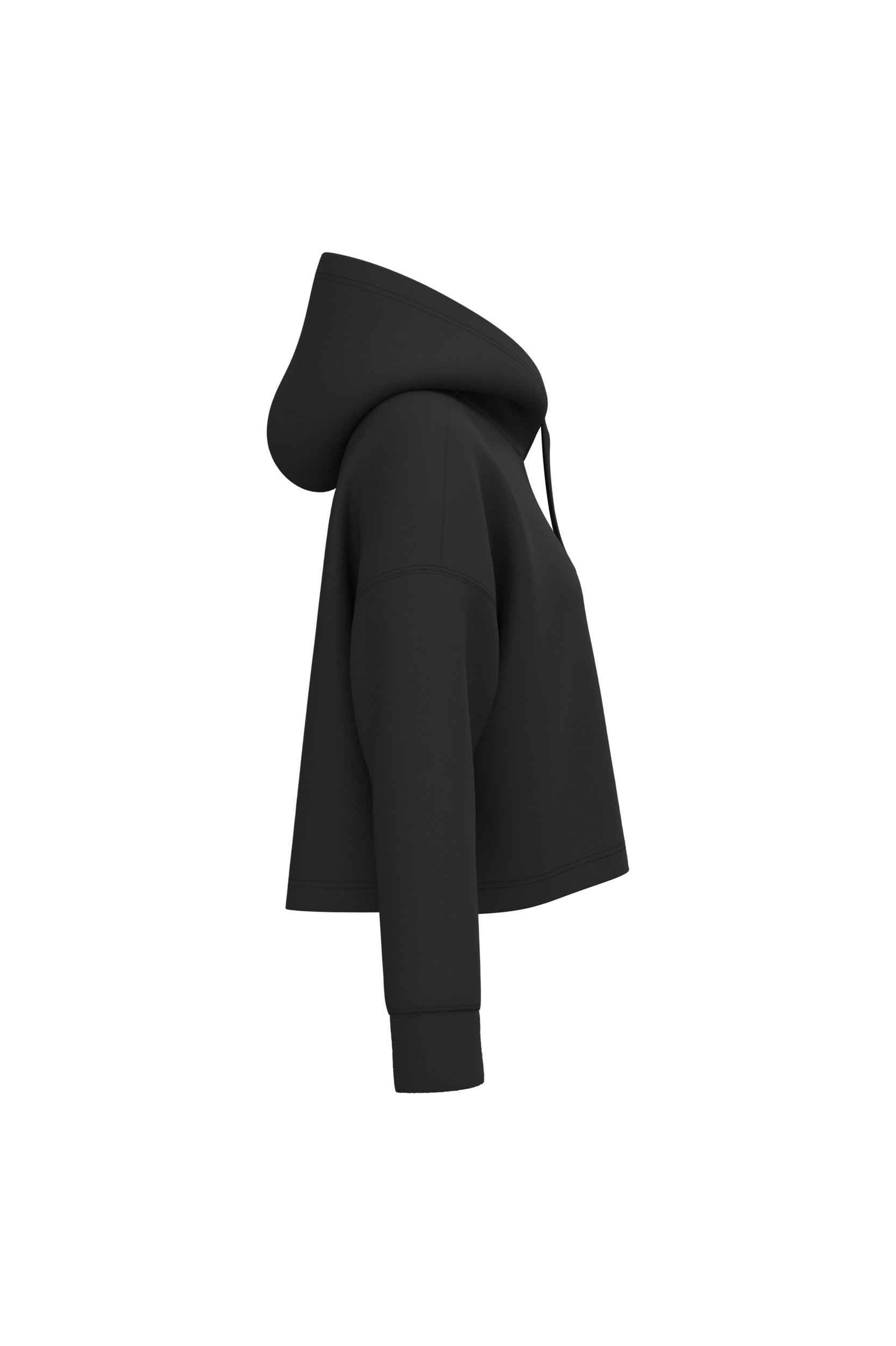 Sweat-shirt crop à capuche femme - Image 14