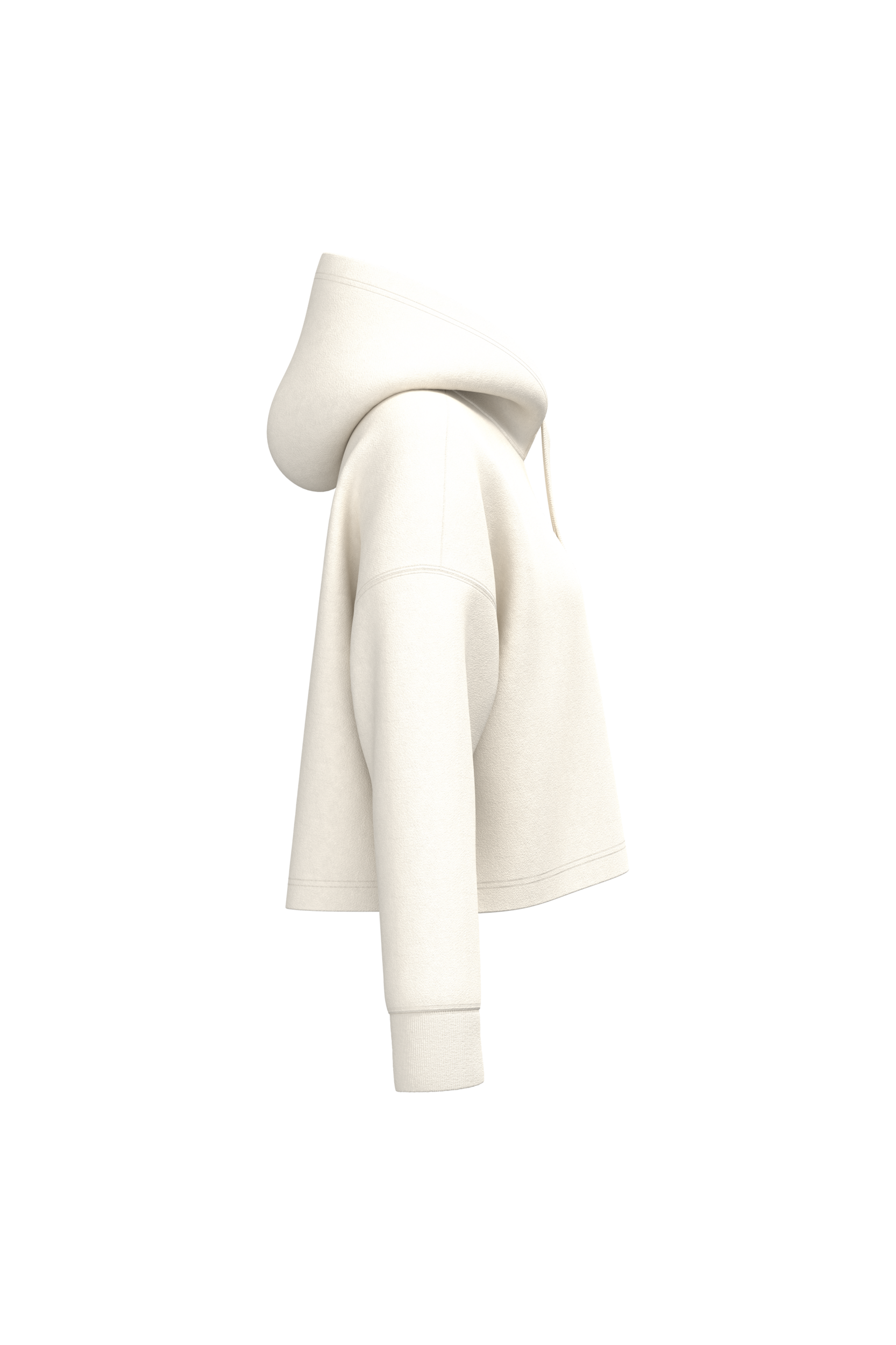 Sweat-shirt crop à capuche femme - Image 17