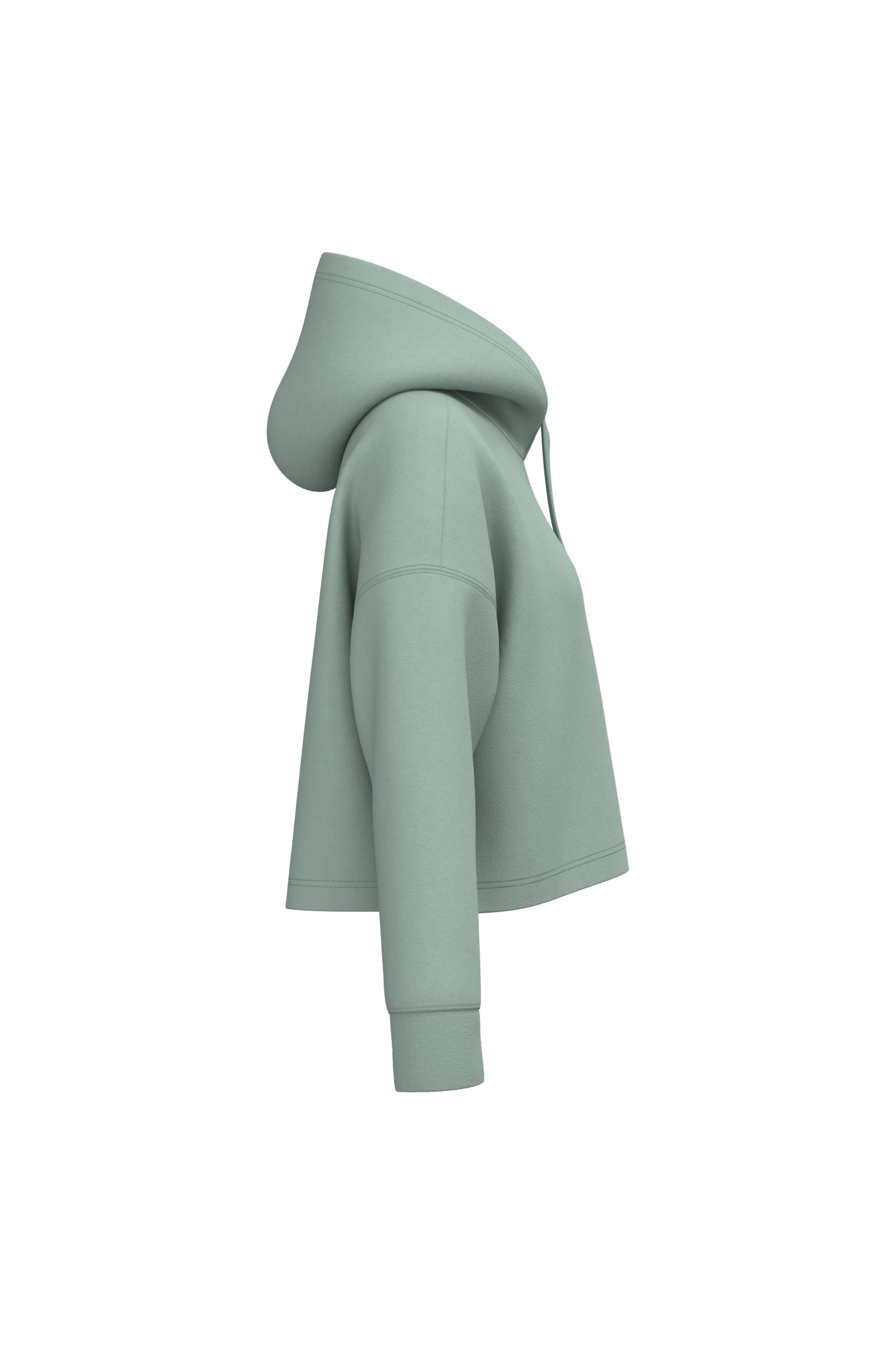 Sweat-shirt crop à capuche femme - Image 20