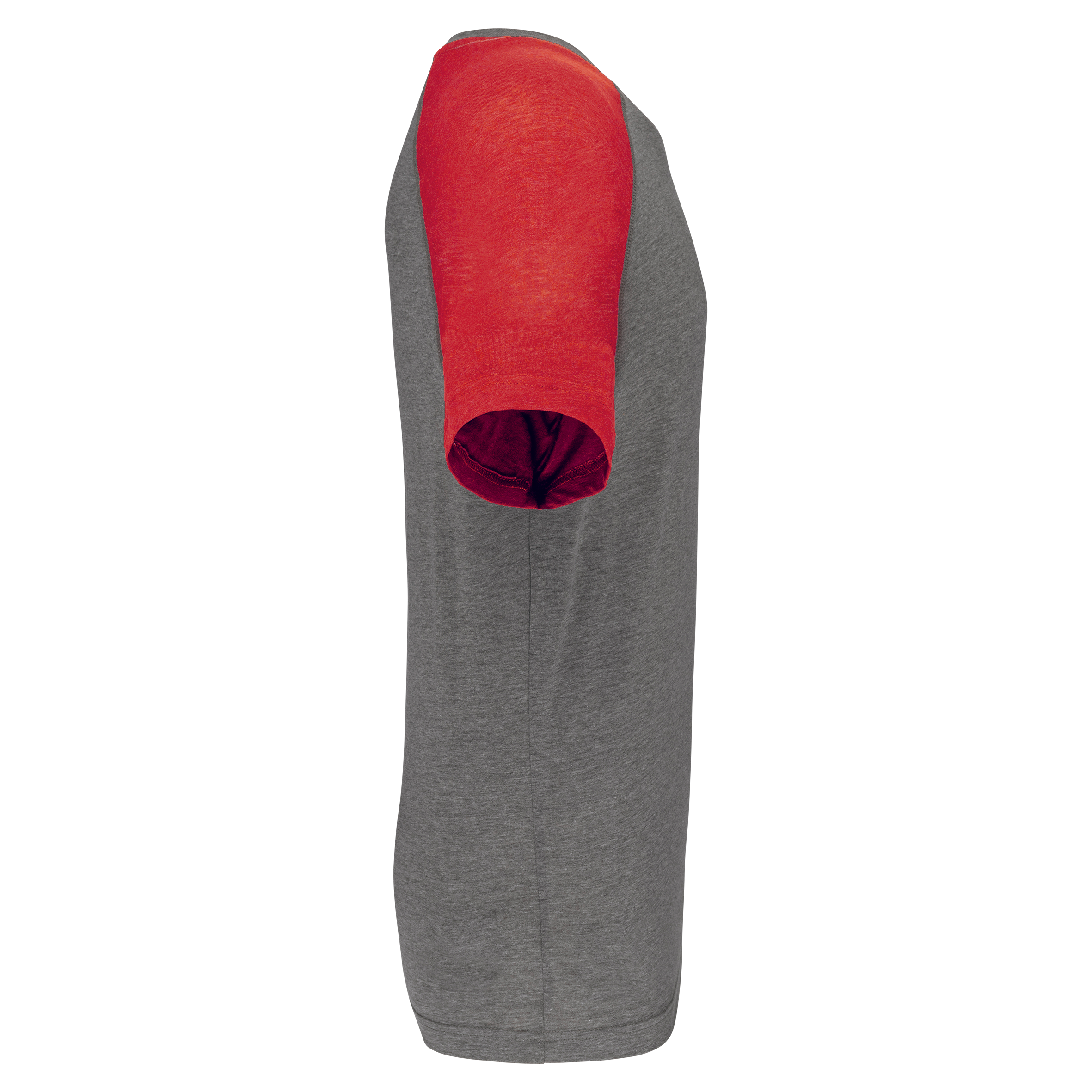 T-shirt triblend bicolore sport manches courtes unisexe - Image 21