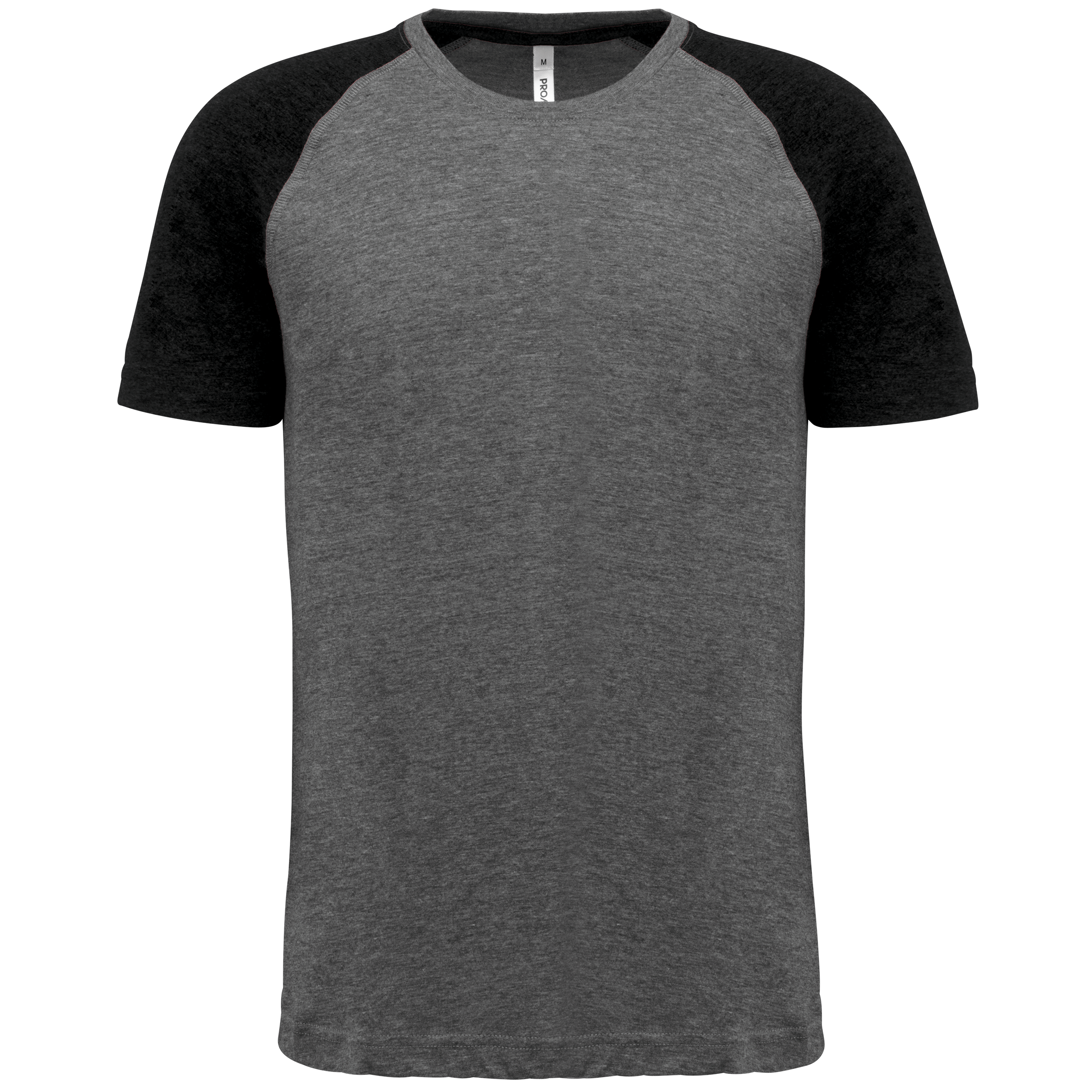 T-shirt triblend bicolore sport manches courtes unisexe - Image 14