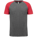 PA4010 - Grey Heather / Sporty Red Heather