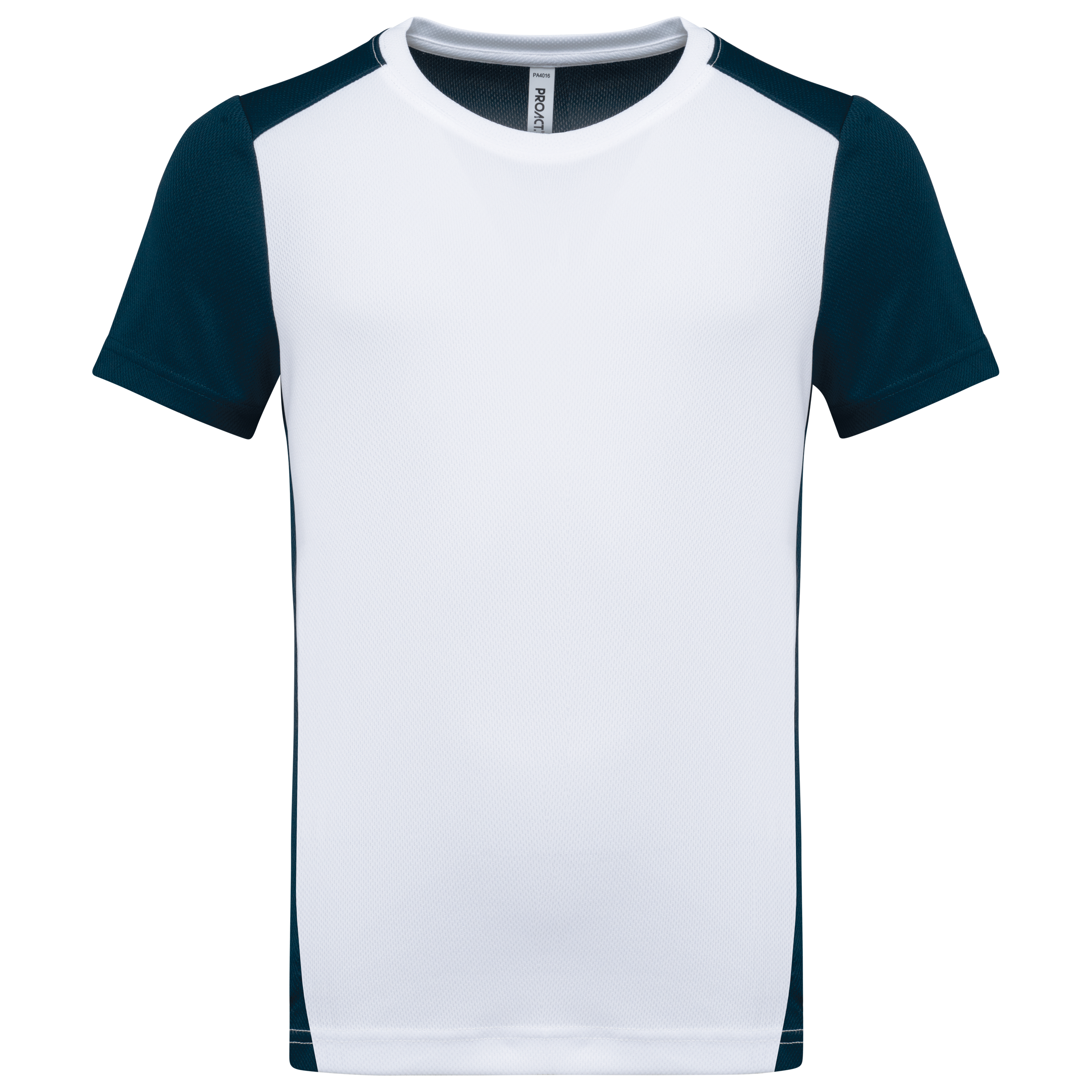 T-shirt de sport écoresponsable bicolore enfant - Image 22