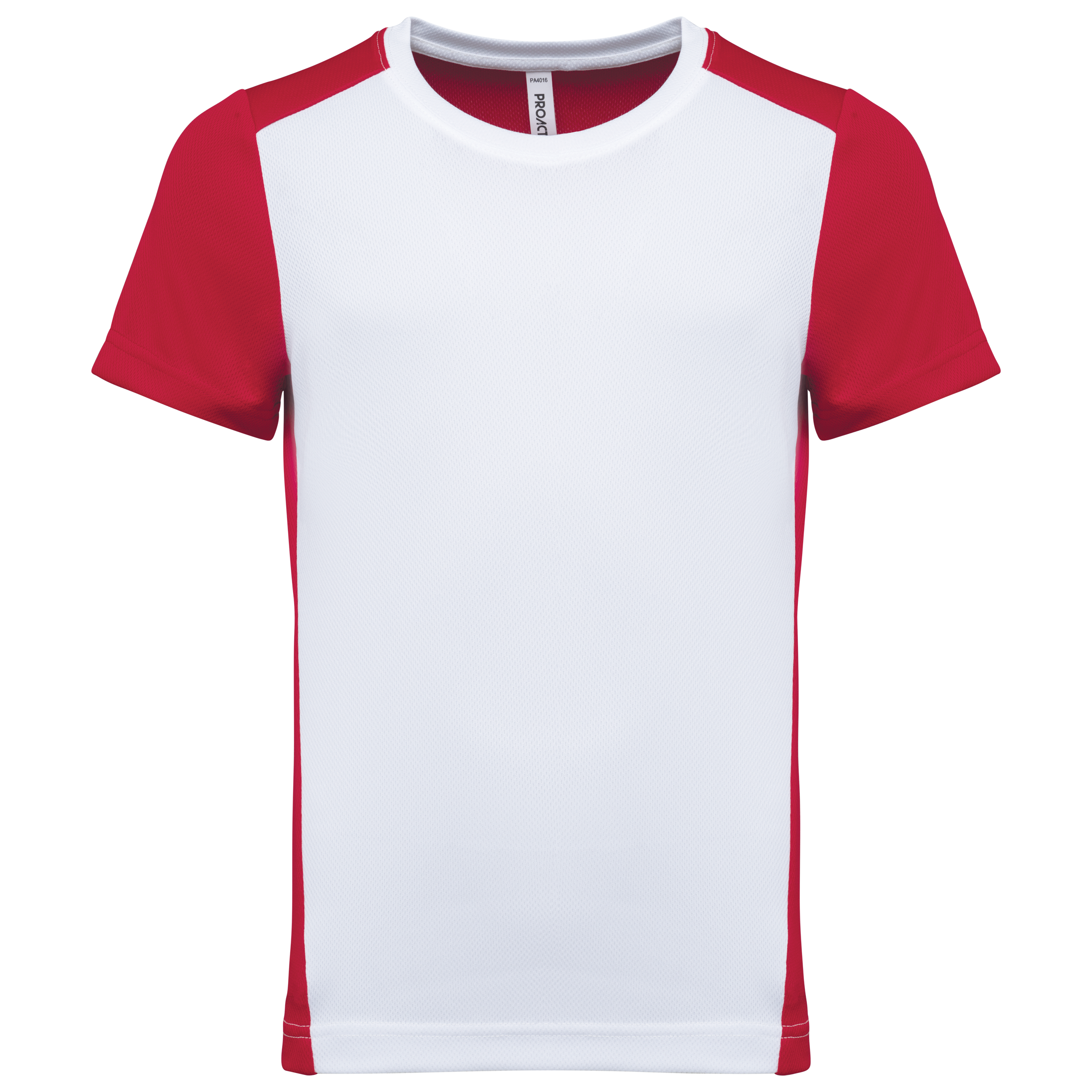 T-shirt de sport écoresponsable bicolore enfant - Image 25