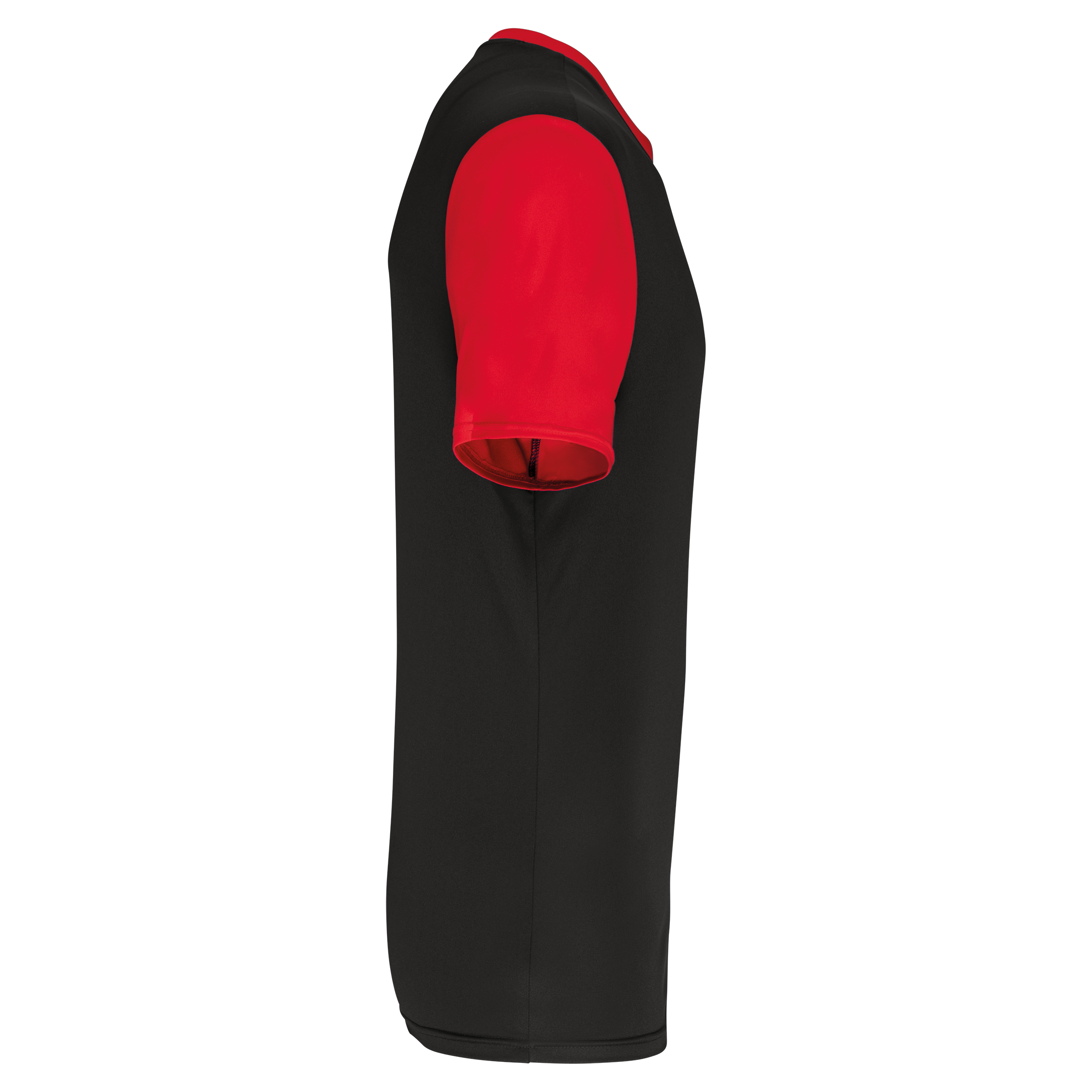 Maillot multisport manches courtes bicolore unisexe