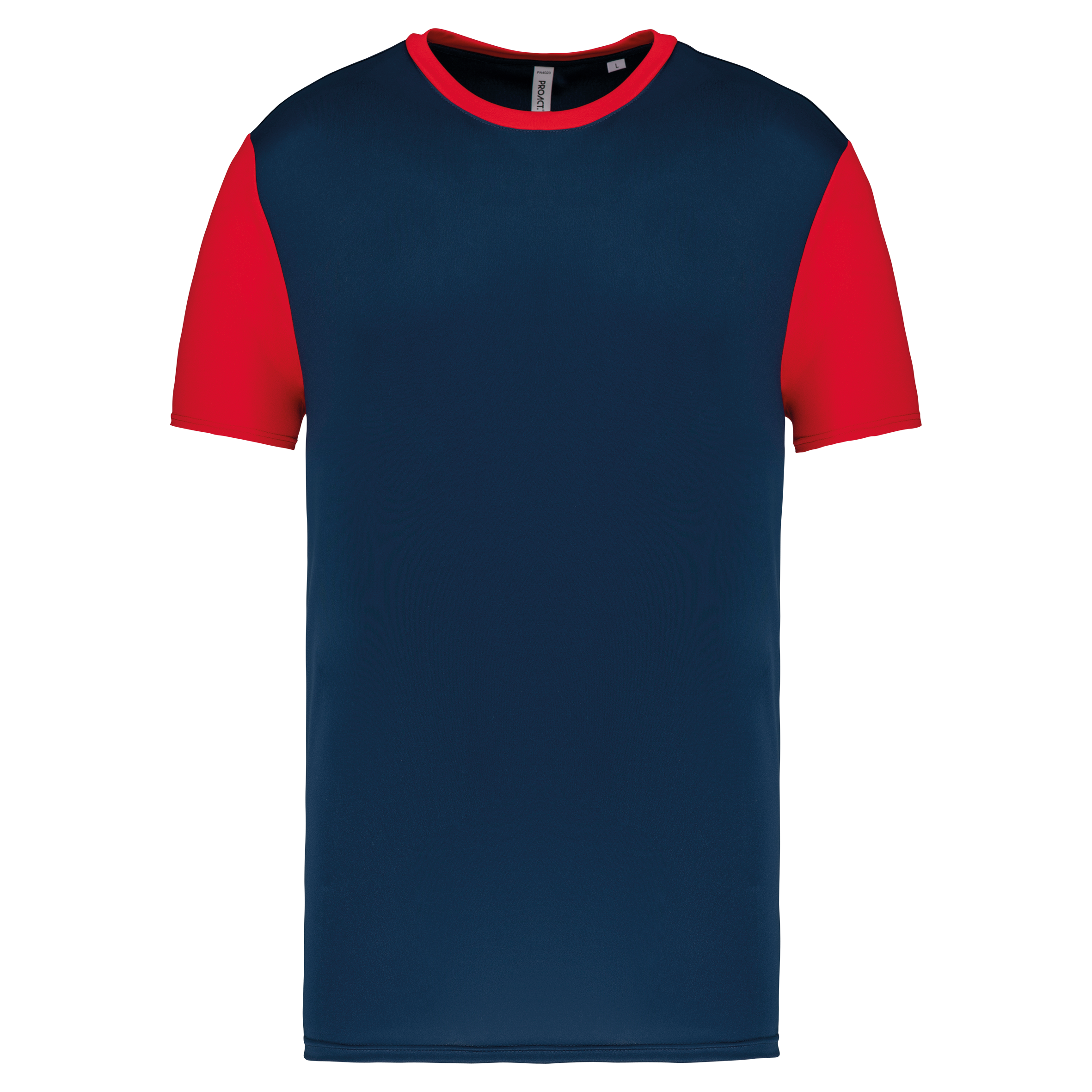 Maillot multisport manches courtes bicolore unisexe