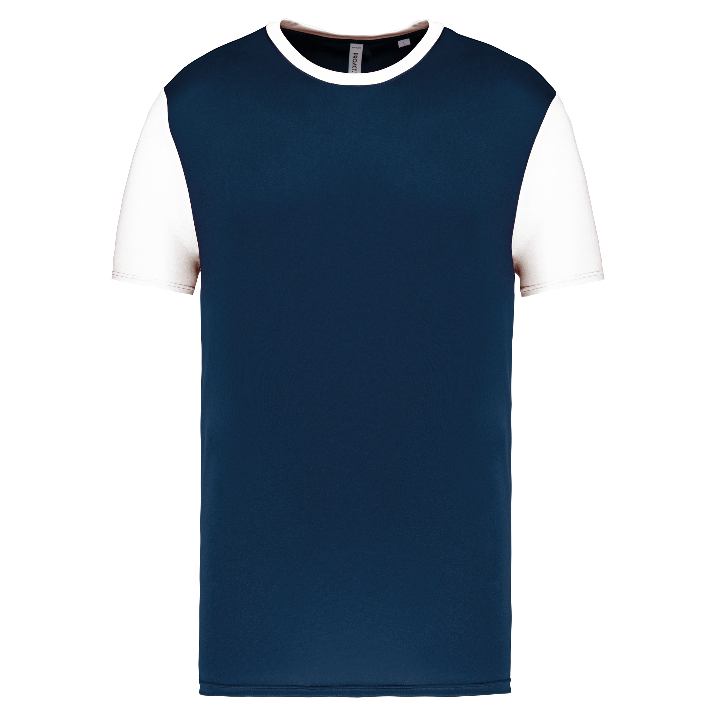 Maillot multisport manches courtes bicolore unisexe