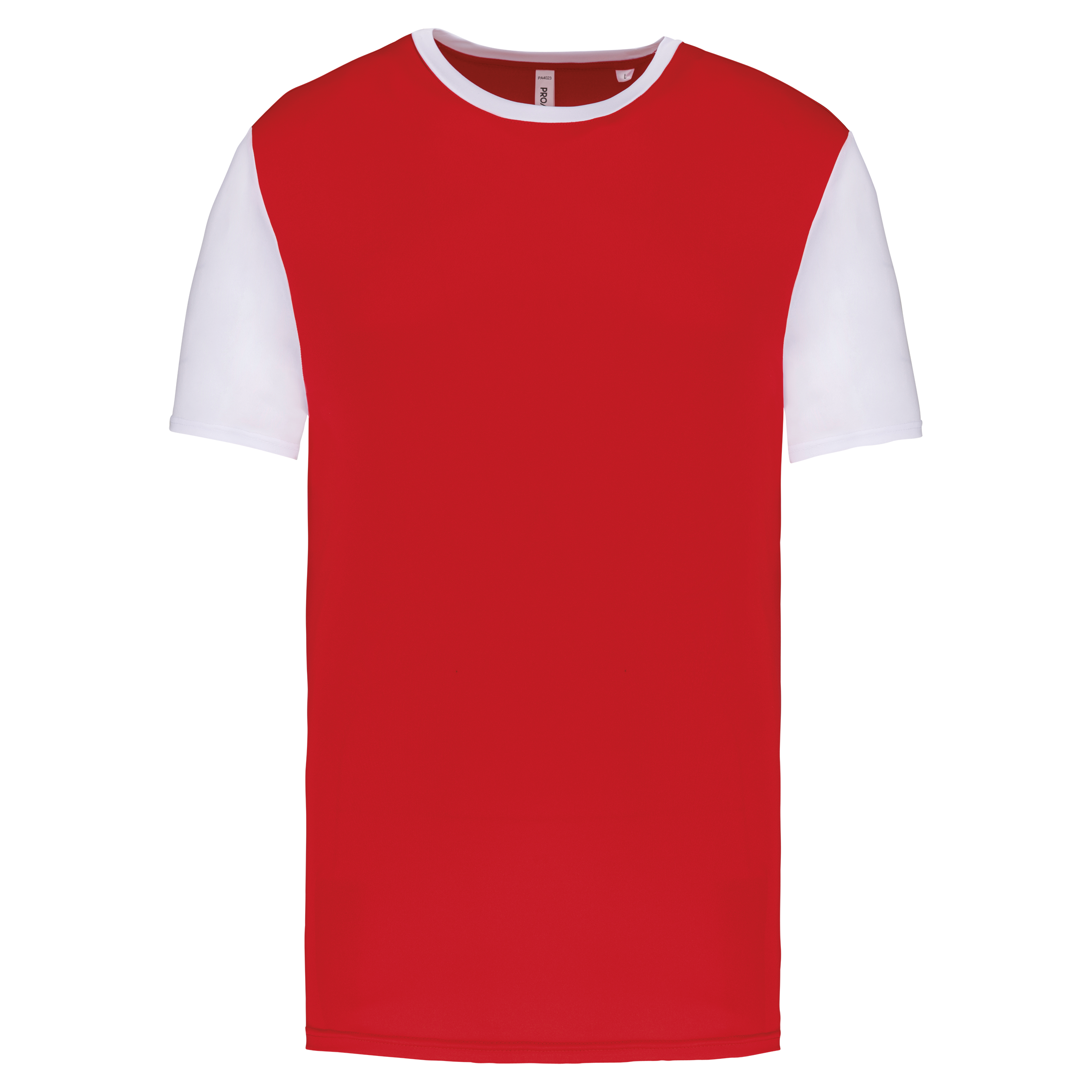 Maillot multisport manches courtes bicolore unisexe