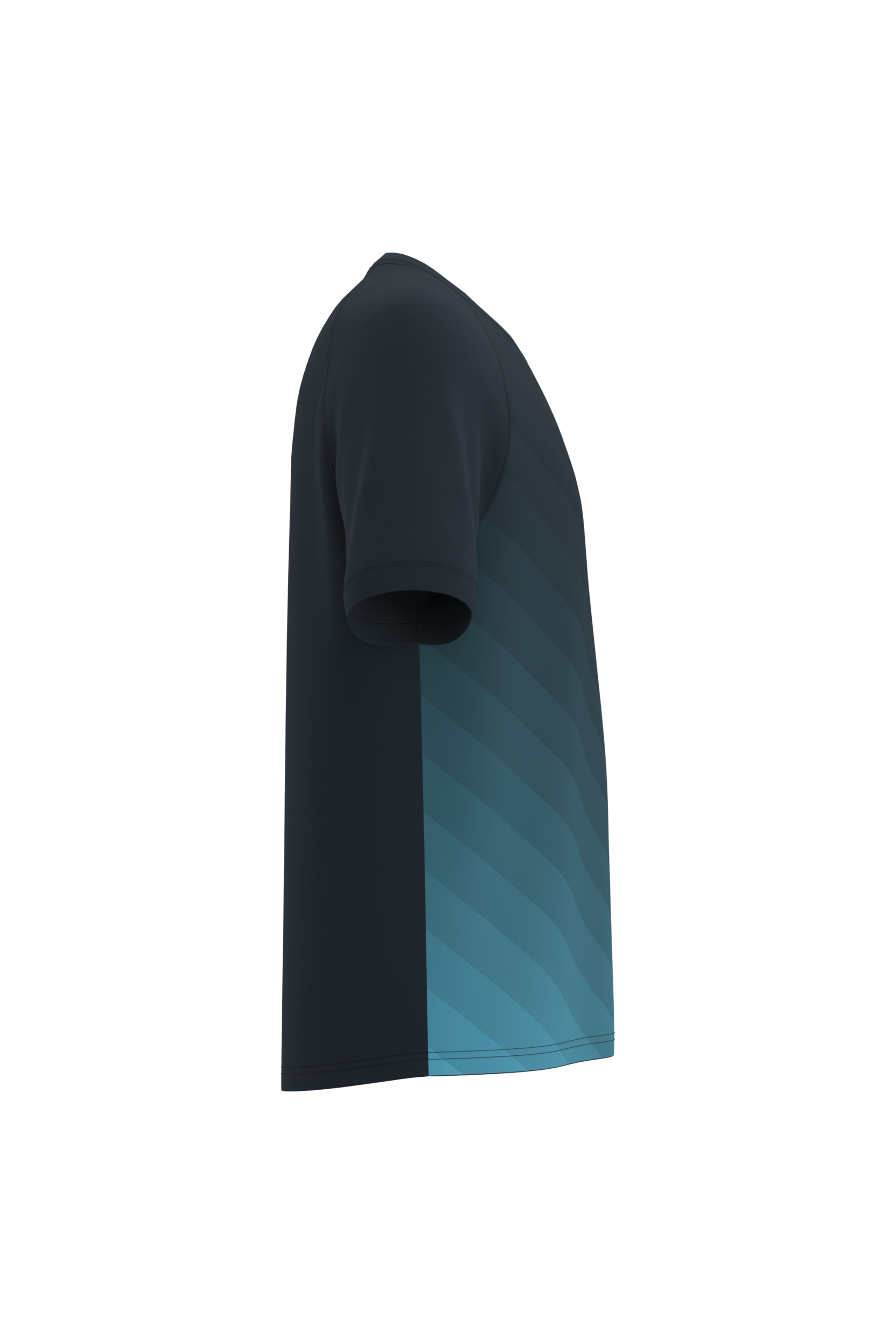 Camiseta multideporte de poliéster realzado unisex