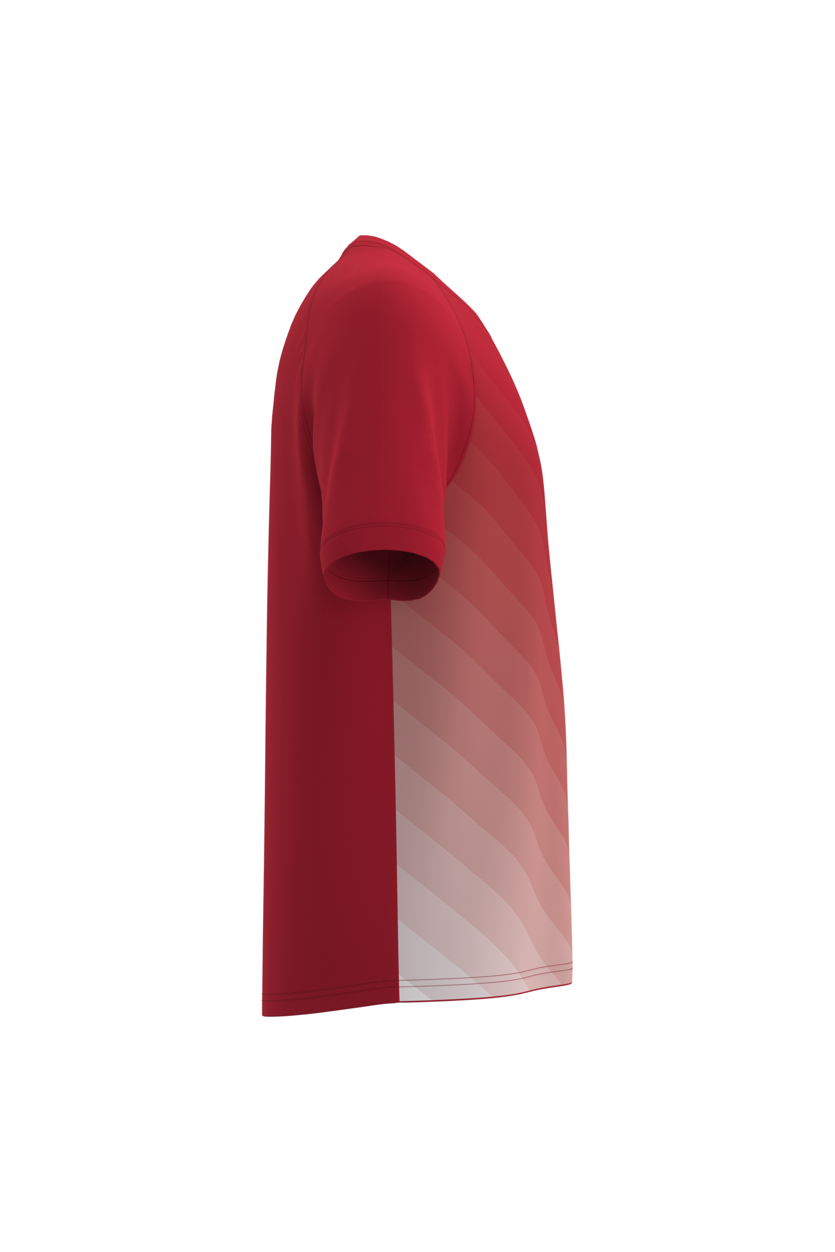 Camiseta multideporte de poliéster realzado unisex